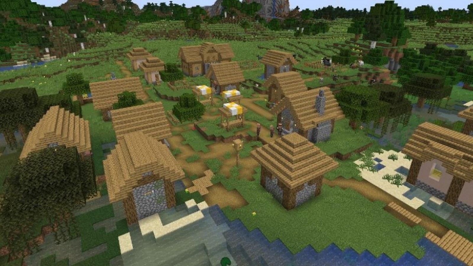 Minecraft Village Wallpapers - Top Free Minecraft Village Backgrounds ...