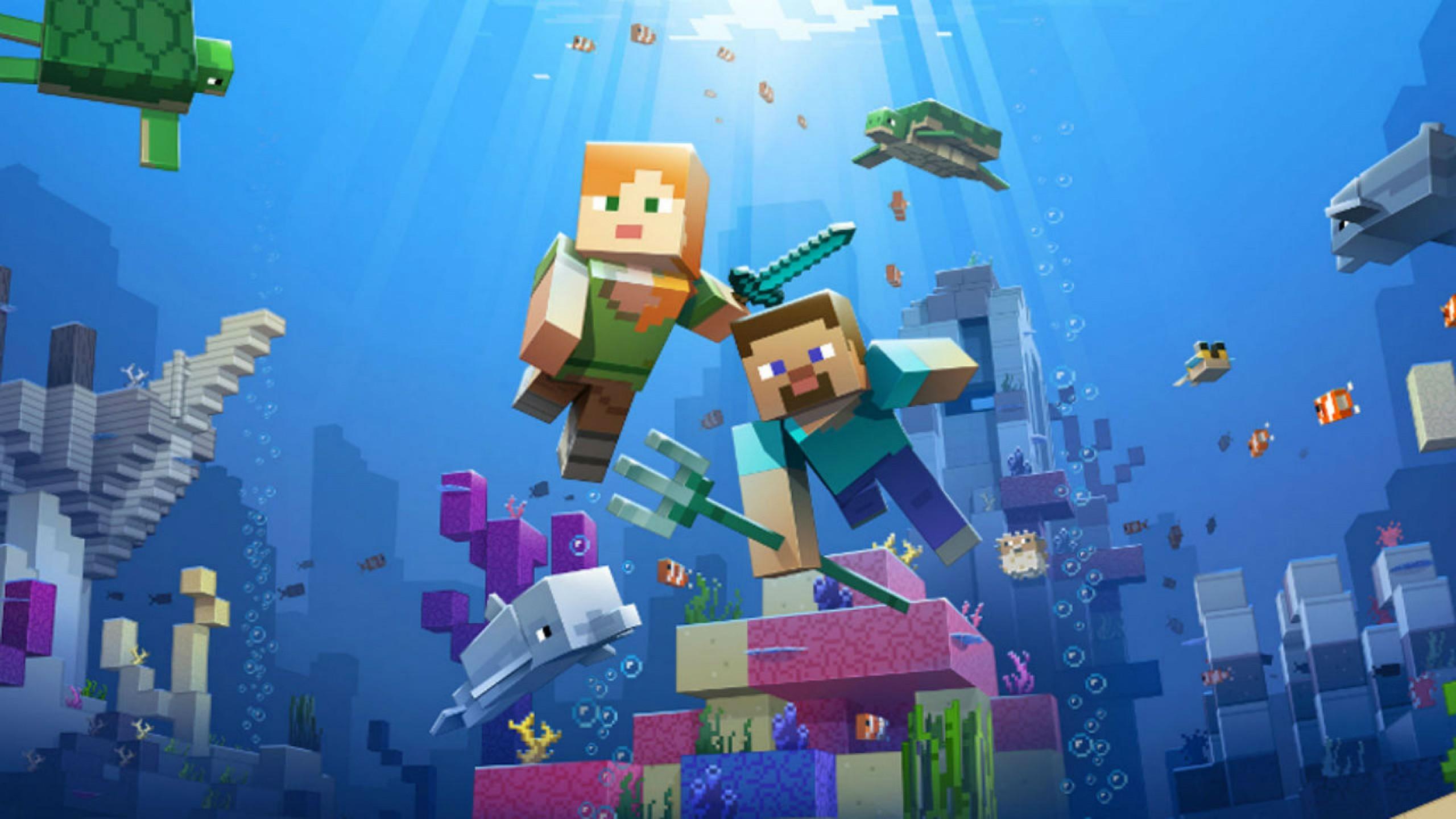 Minecraft обложка. Minecraft 1.13 Aquatic update. Майнкрафт 1.13 арт. Майнкрафт Акватик апдейт. Майнкрафт на Xbox 360.