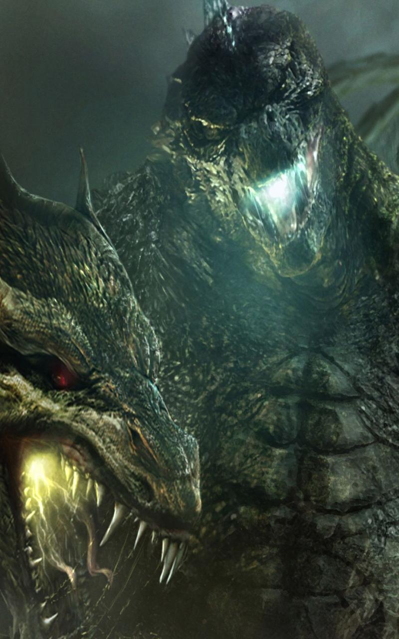 800x1280 Free download Godzilla vs King Ghidorah Godzilla King of the Monsters [1080x1920] for your Desktop, Mobile & Tablet. Explore Ghidorah Wallpaper
