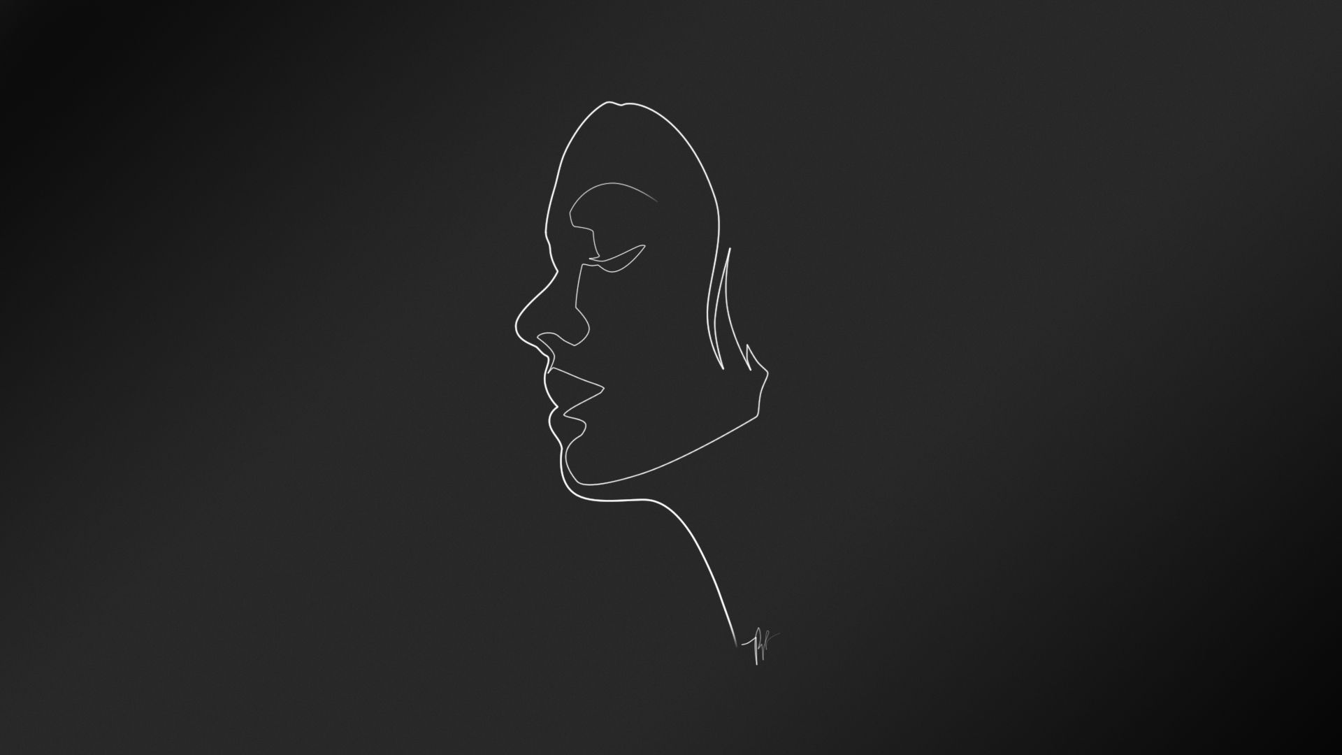 1920x1080 Minimalist Black And White Wallpaper 1920x1080 Image