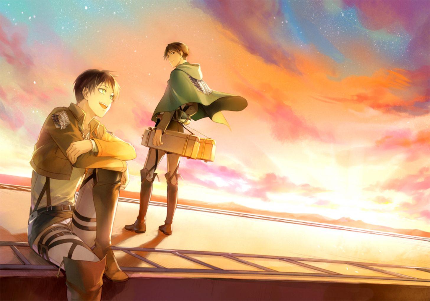 1456x1018 Eren Attack On Titan Wallpaper Computer Wallpaperlepi X Eren Computer Background HD Wallpaper