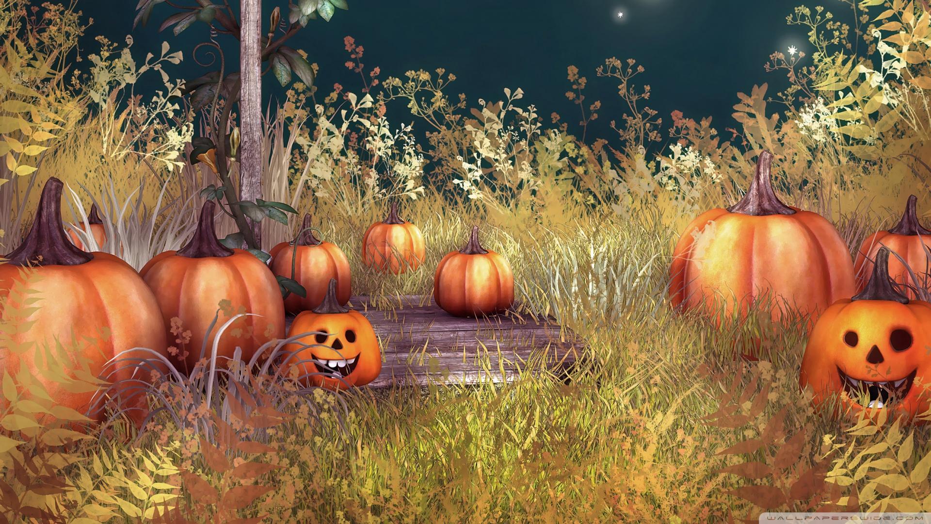 1920x1080 Download Halloween Pumpkins Wallpaper 1920x1080