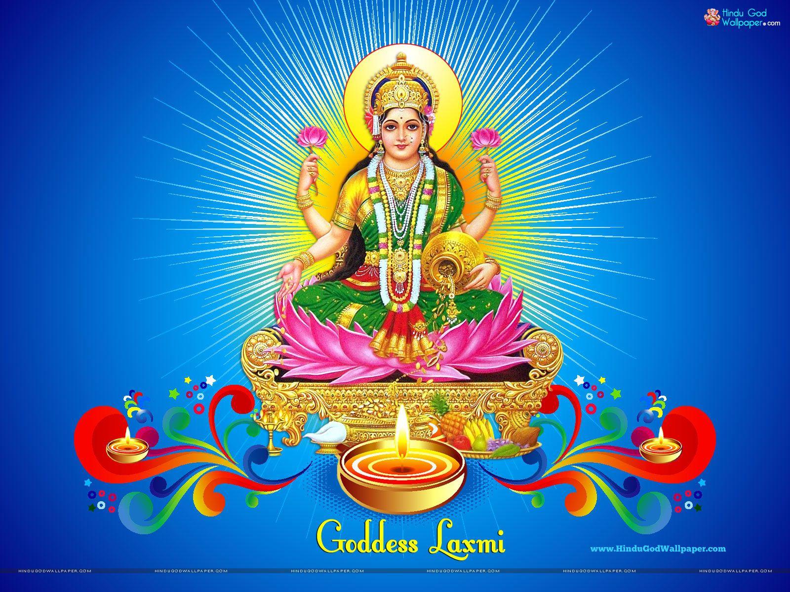 1600x1200 God Lakshmi Wallpaper