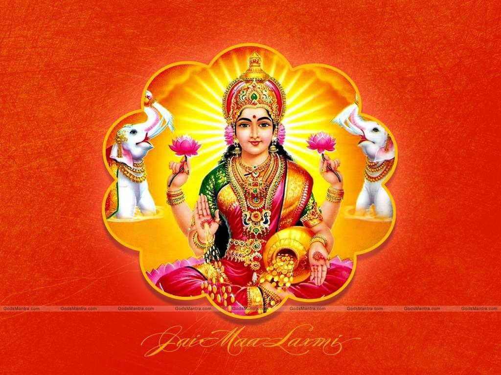1024x768 Lord Lakshmi Wallpaper