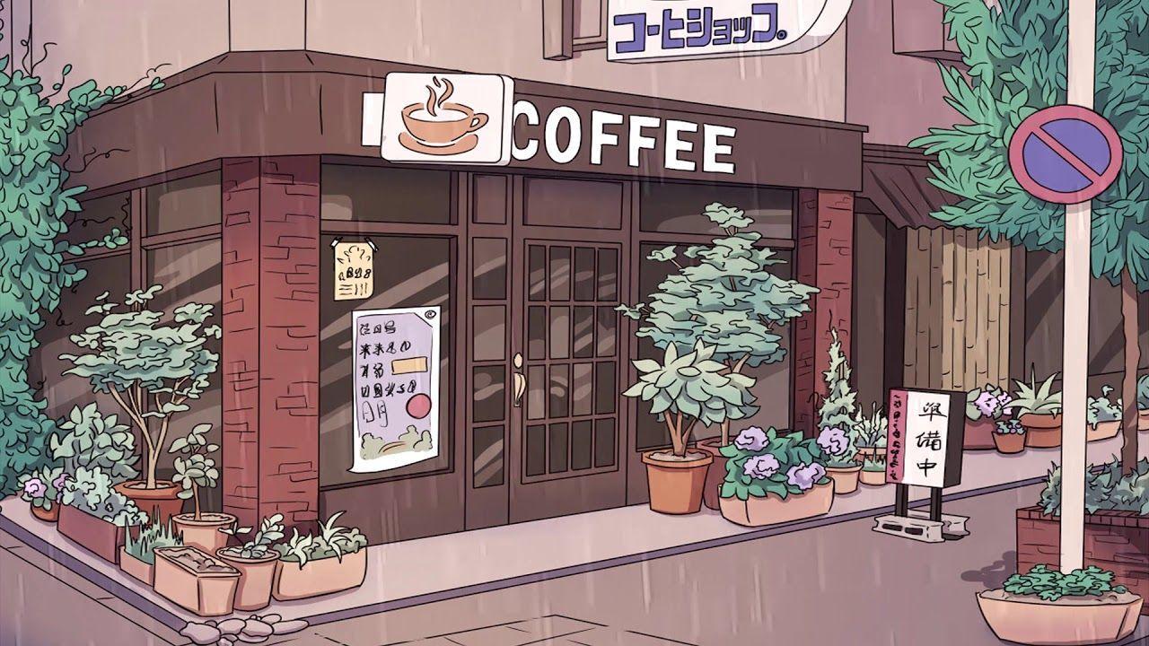1280x720 My Punk Lover (Yamaguchi x reader) 11: I thought you disliked timid guys. Desktop wallpaper art, Anime scenery wallpaper, Anime coffee