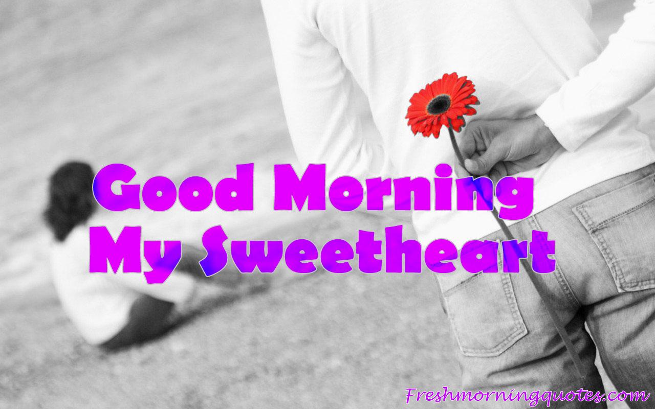 1280x800 Beautiful Good Morning Love Image with Flowers