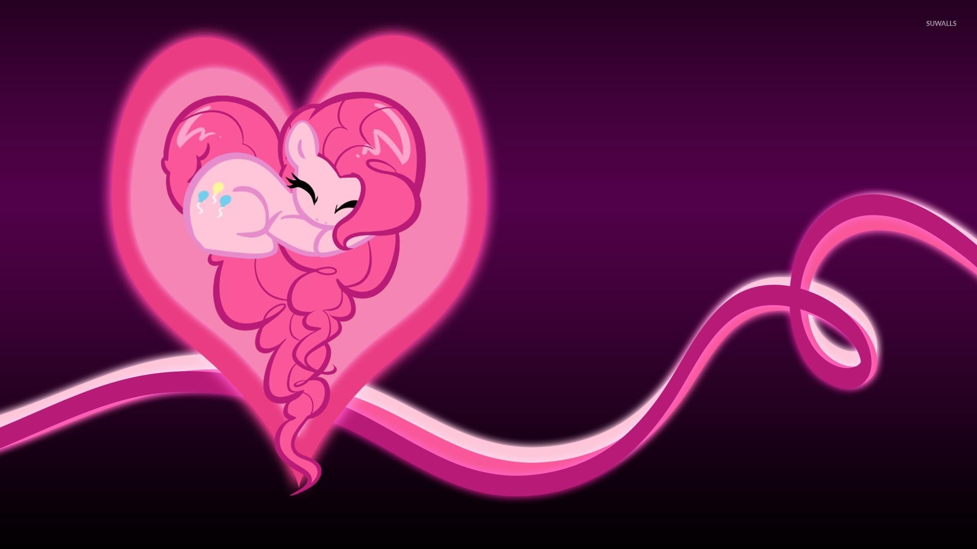 1920x1080 Pinkie Pie in a glowing heart Little Pony wallpaper wallpaper