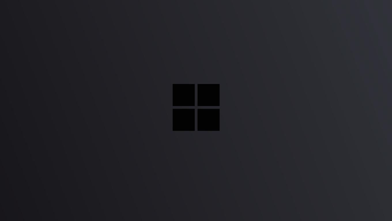 1360x768 Windows 10 Wallpaper Black