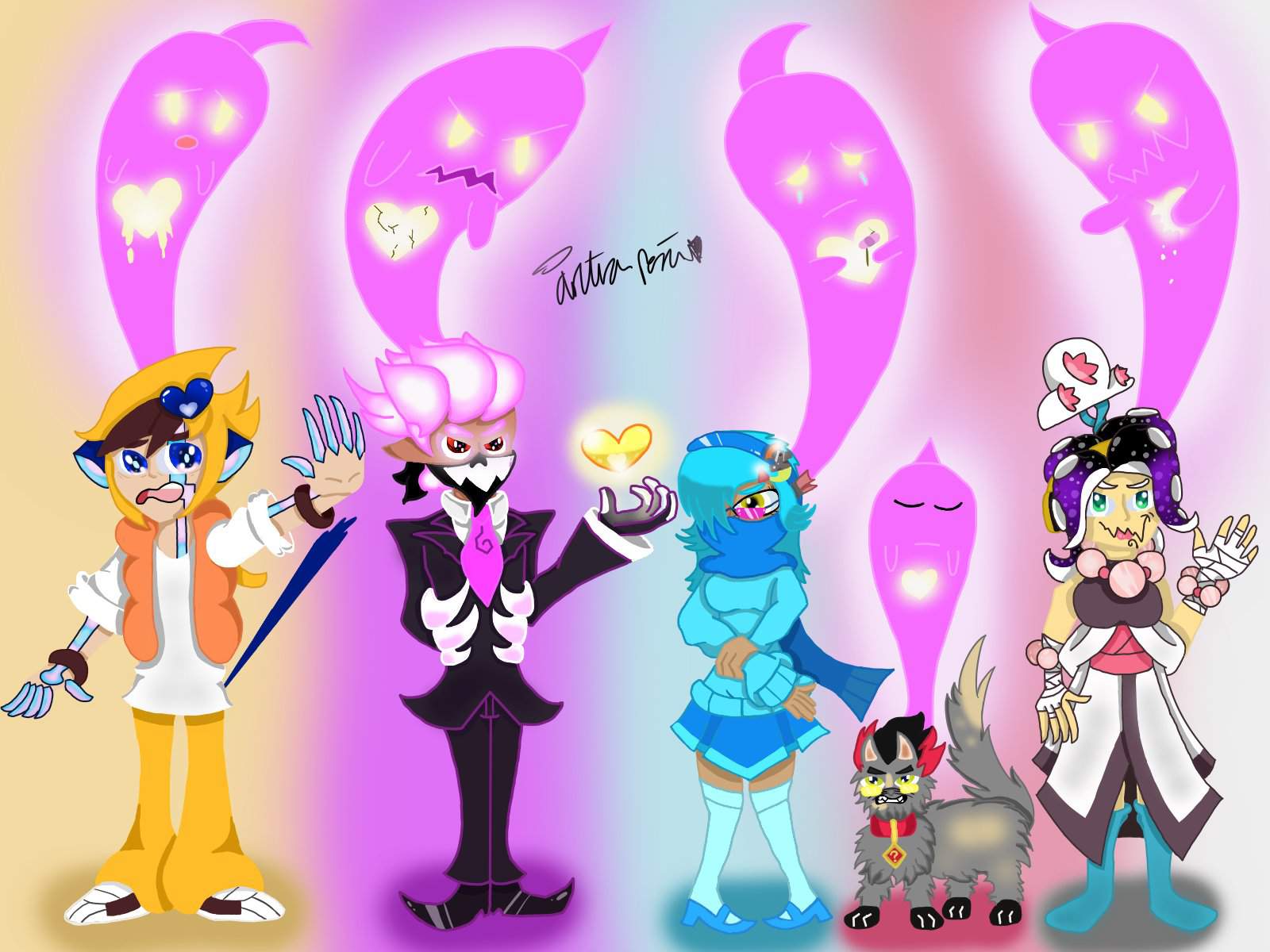 1600x1200 Our oc's as The Mystery skull