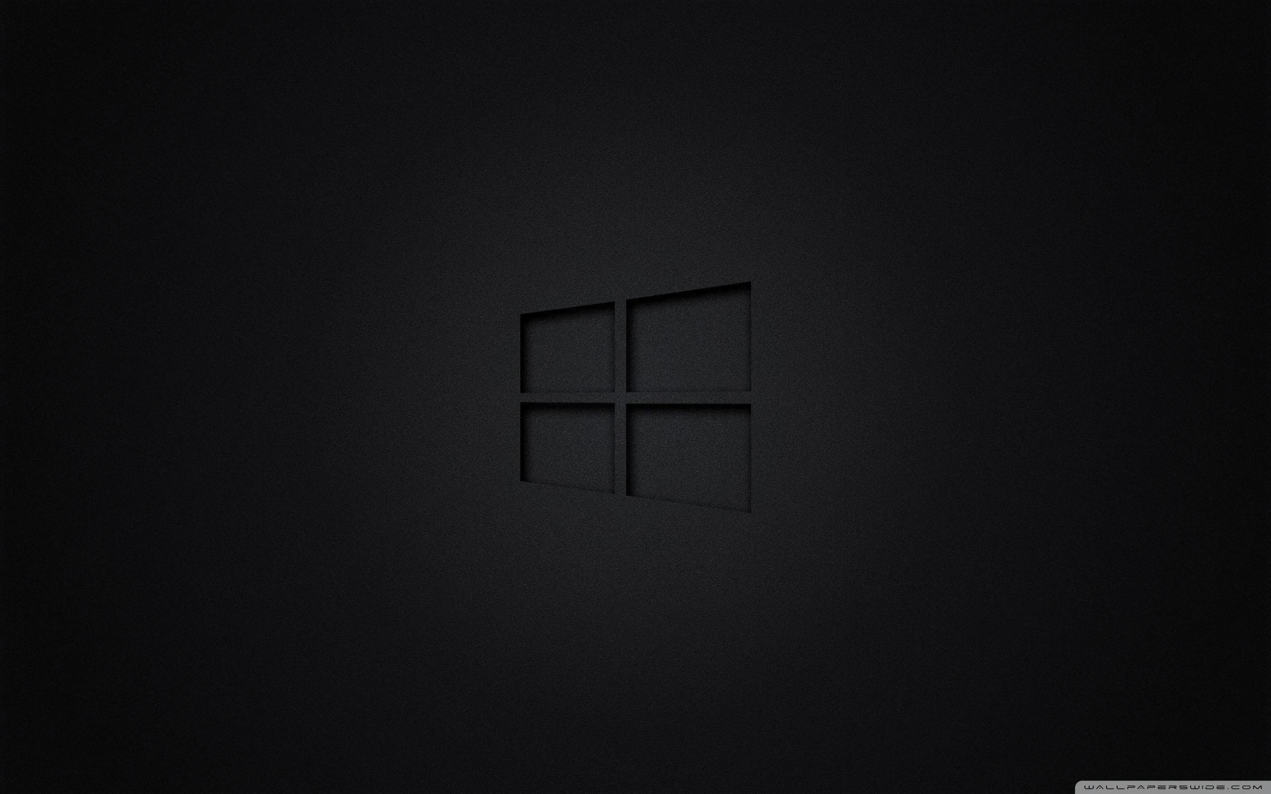 2560x1600 Windows 10 Wallpaper Black