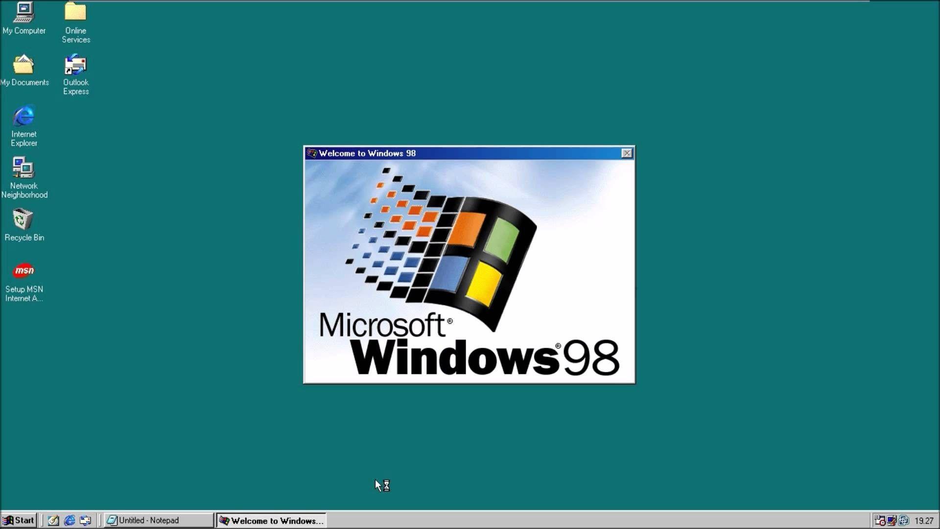 microsft windows 98 themes