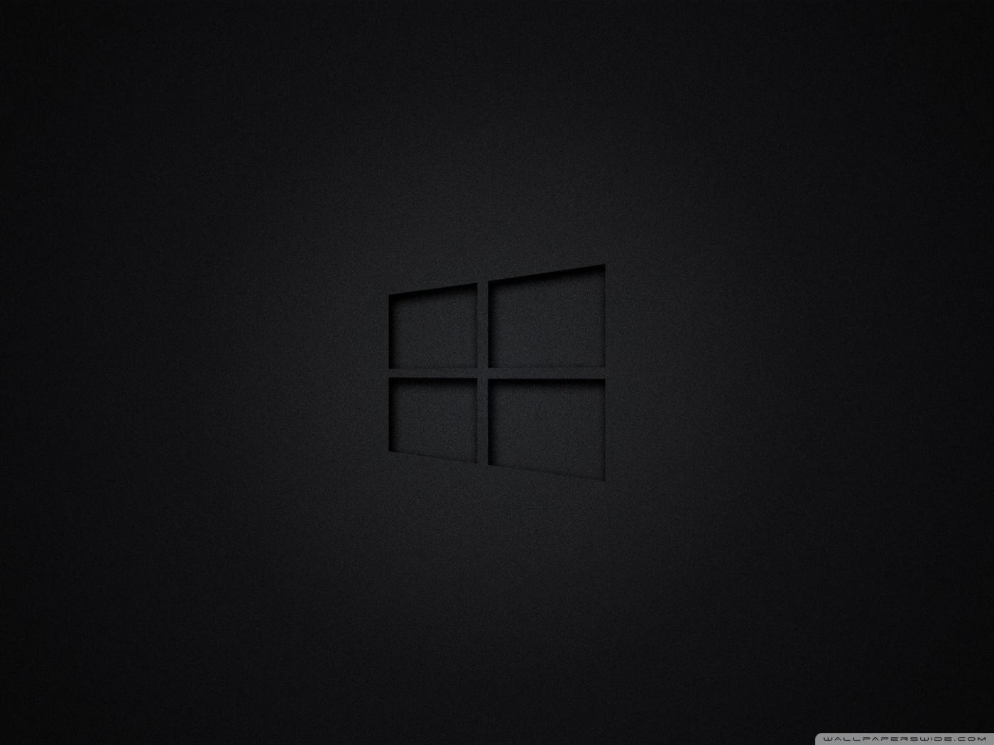 Dark Black Windows Wallpapers Top Free Dark Black Windows Backgrounds Wallpaperaccess
