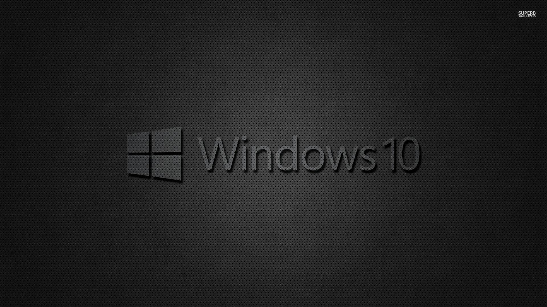 1920x1080 Black Windows 10 Wallpaper HD 1920x1080