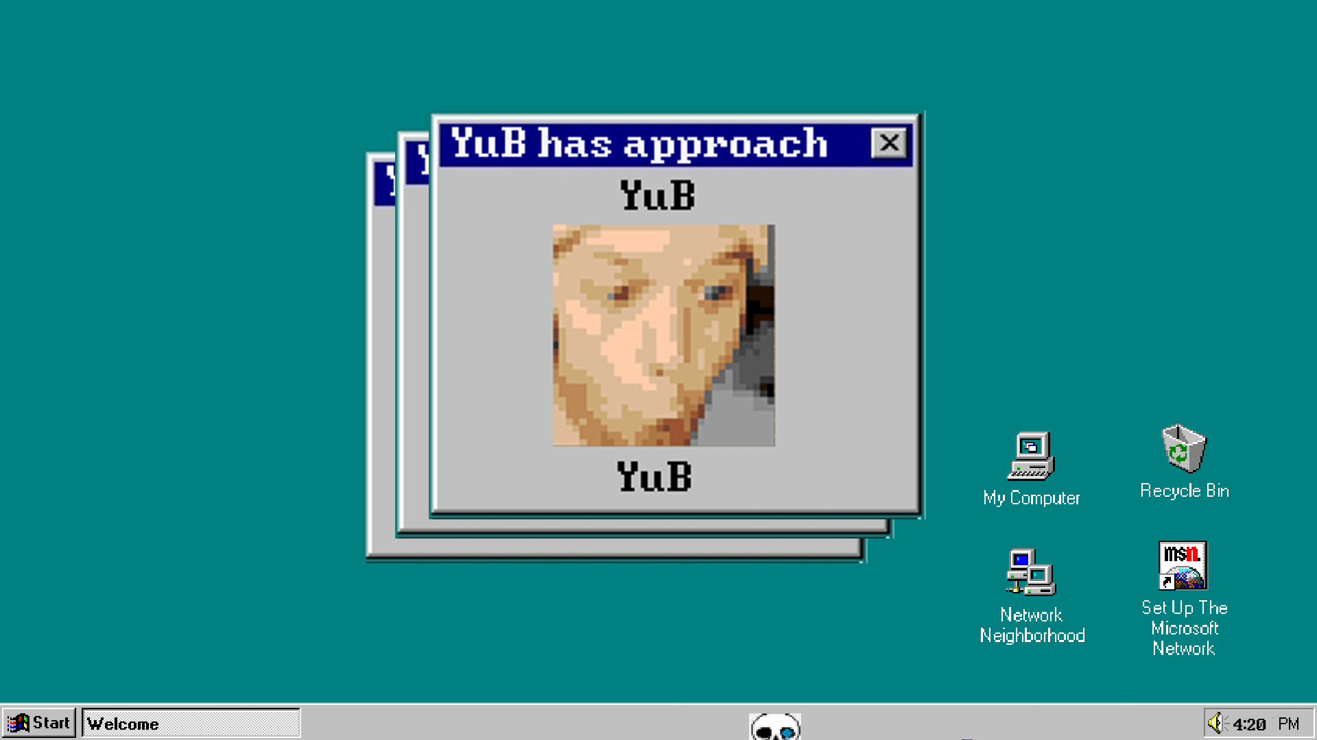 1920x1080 Windows 98 Wilbur Soot Computer Logo