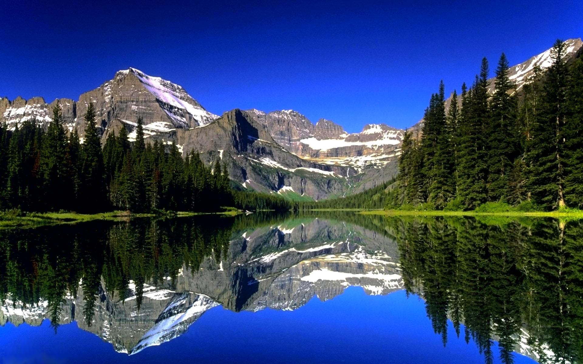 1920x1200 Mountains Nature Lake HD Wallpaper