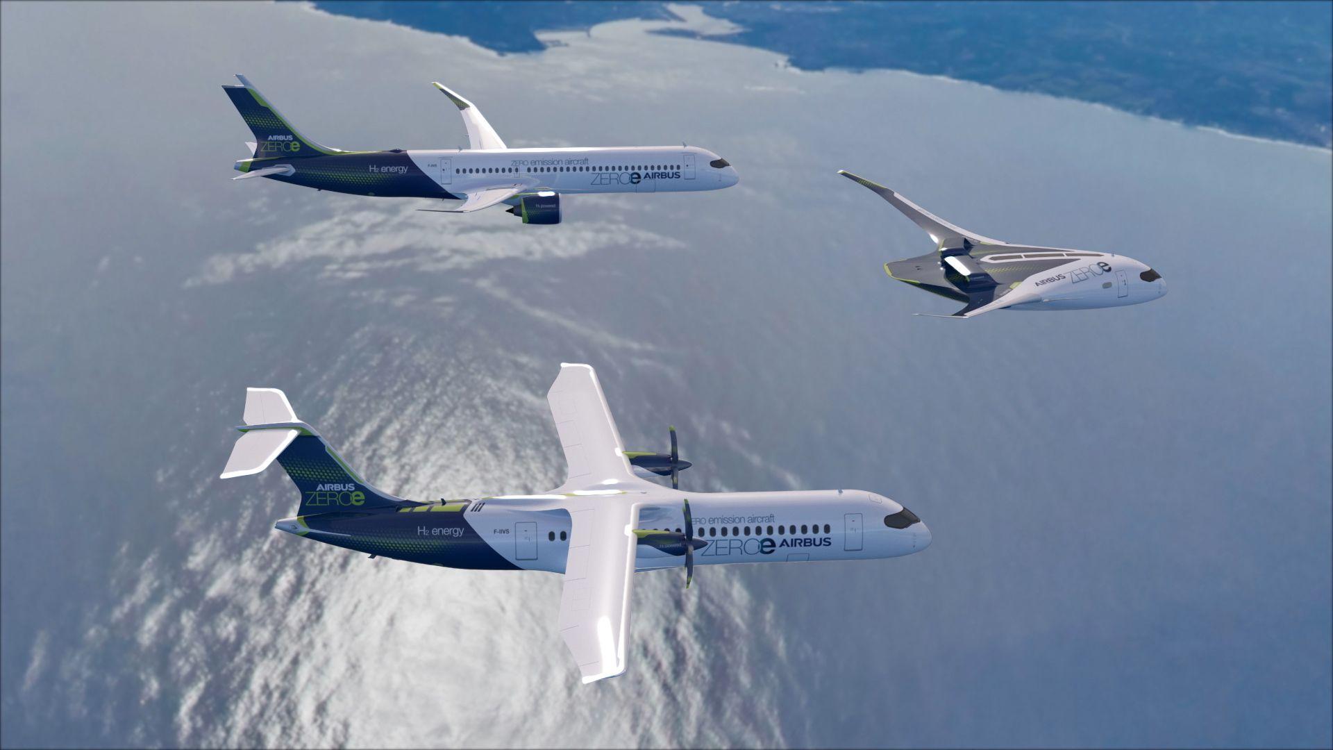 1920x1080 Airbus Reveals New Zero Emission Concept Aircraft