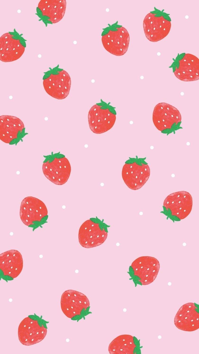 Kawaii Strawberry iPhone Wallpapers - Top Free Kawaii Strawberry iPhone ...