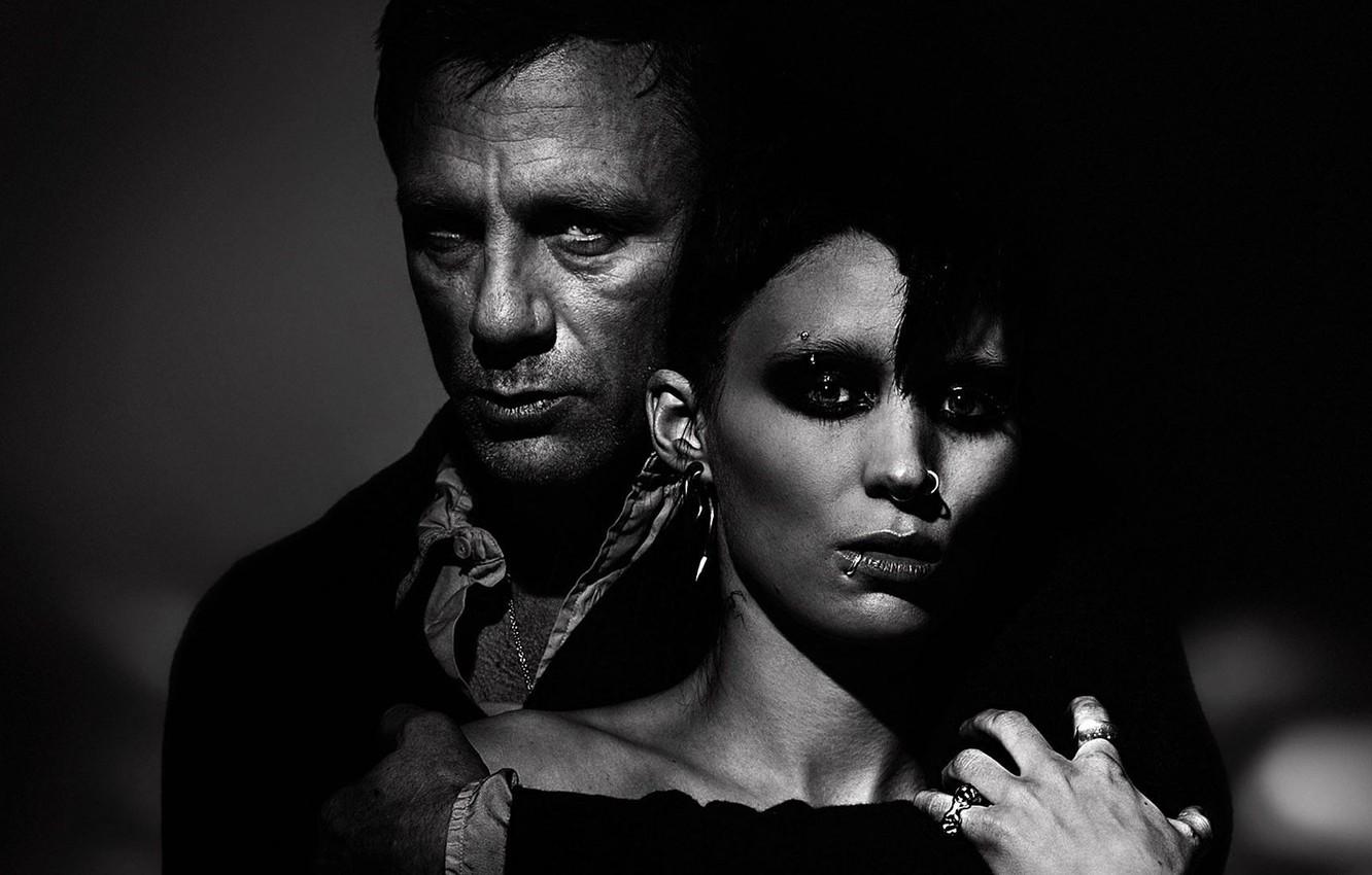 1332x850 Wallpaper evil, detective, Thriller, The Girl with the Dragon Tattoo, Lisbeth Salander, The girl with the dragon tattoo, Daniel Craig, Lisbeth Salander image for desktop, section фильмы