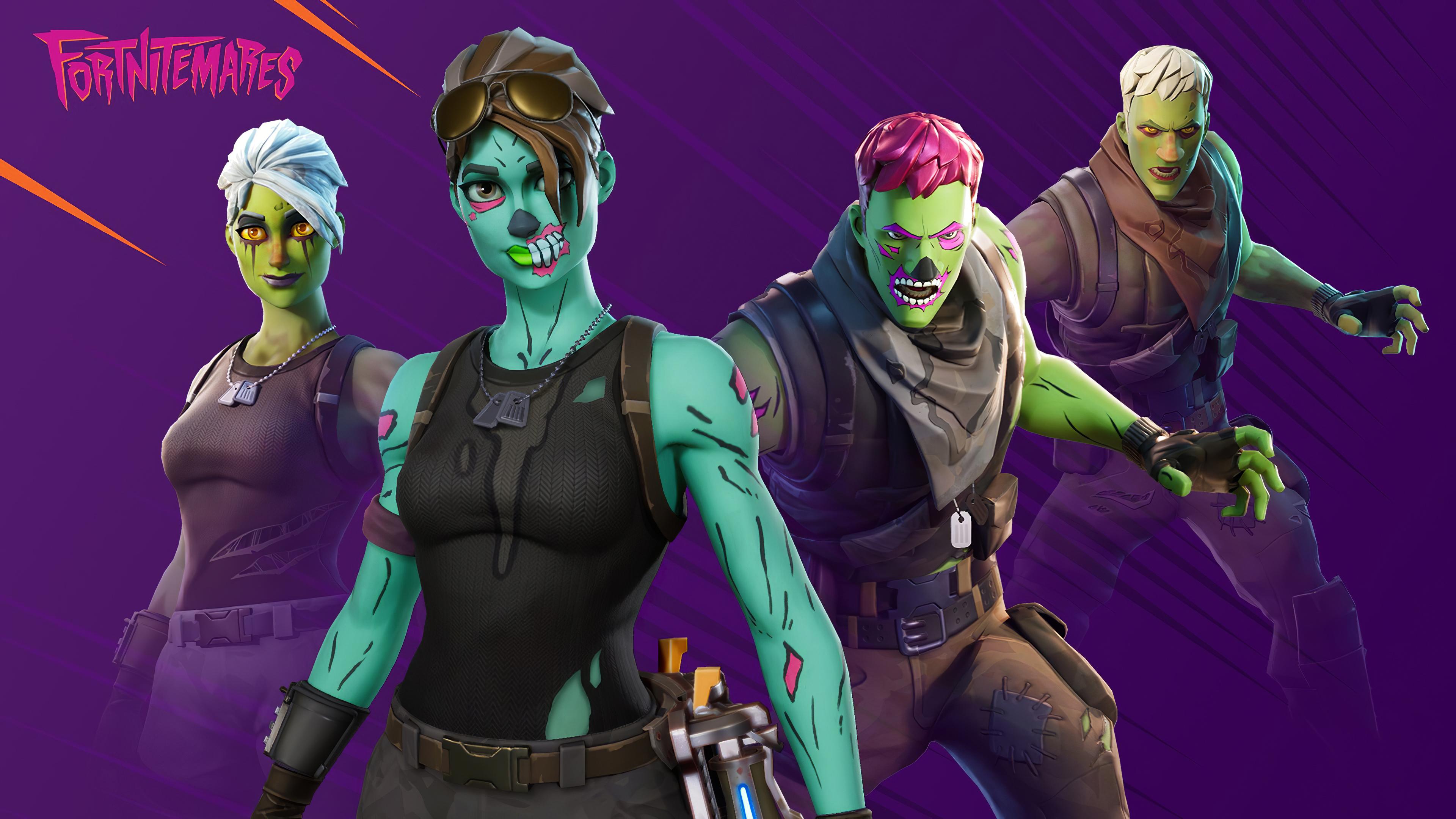 3840x2160 Brainiac And Ghoul Trooper Fortnite 4k 2048x1152 Resolution HD 4k Wallpaper, Image, Background, Photo and Picture