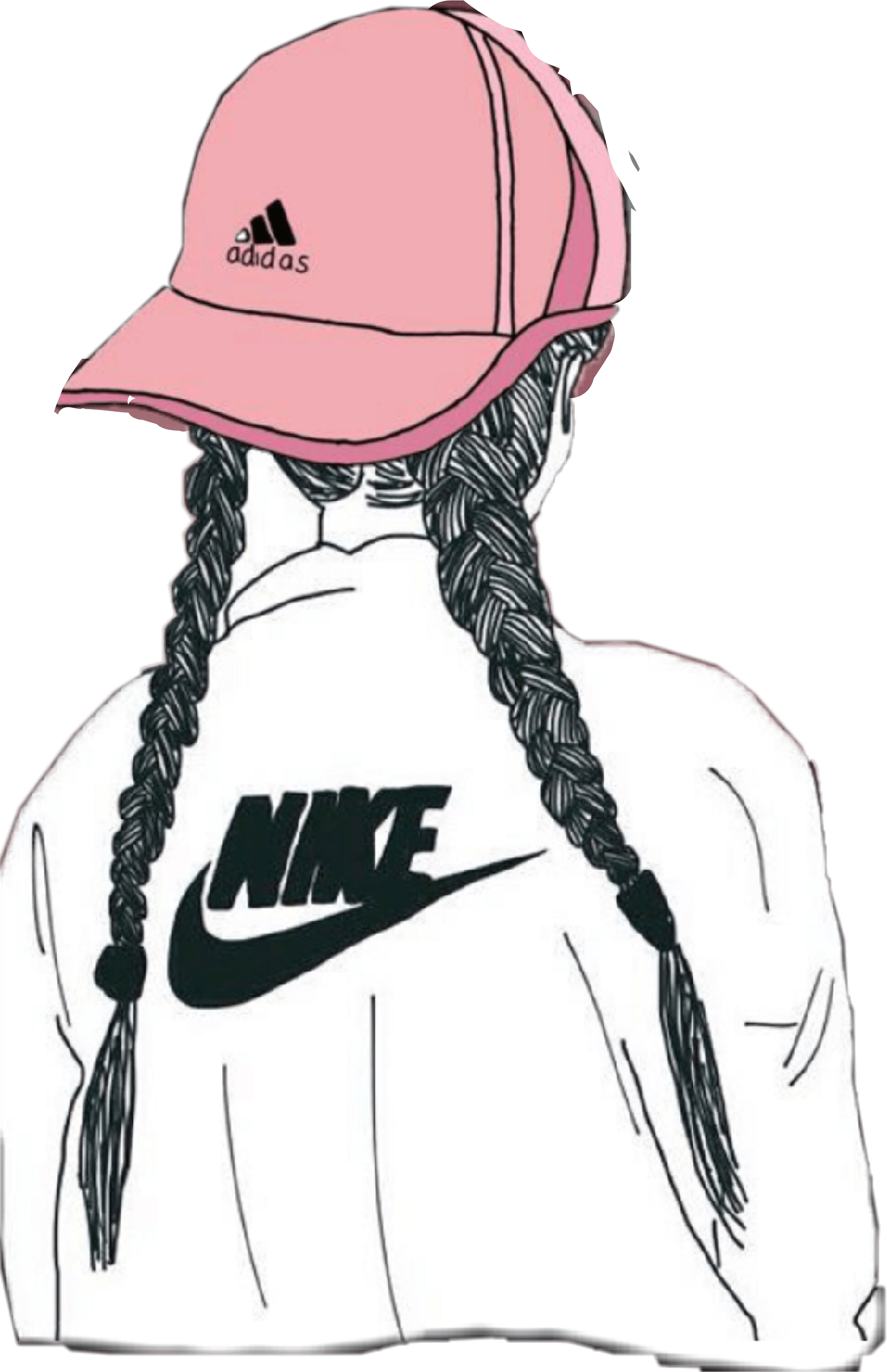 1943x3005 freetoedit#girl #cap #adidas #nike #populargirl #coolgirl #remixit. Nikes girl, Nike drawing, Girl wallpaper