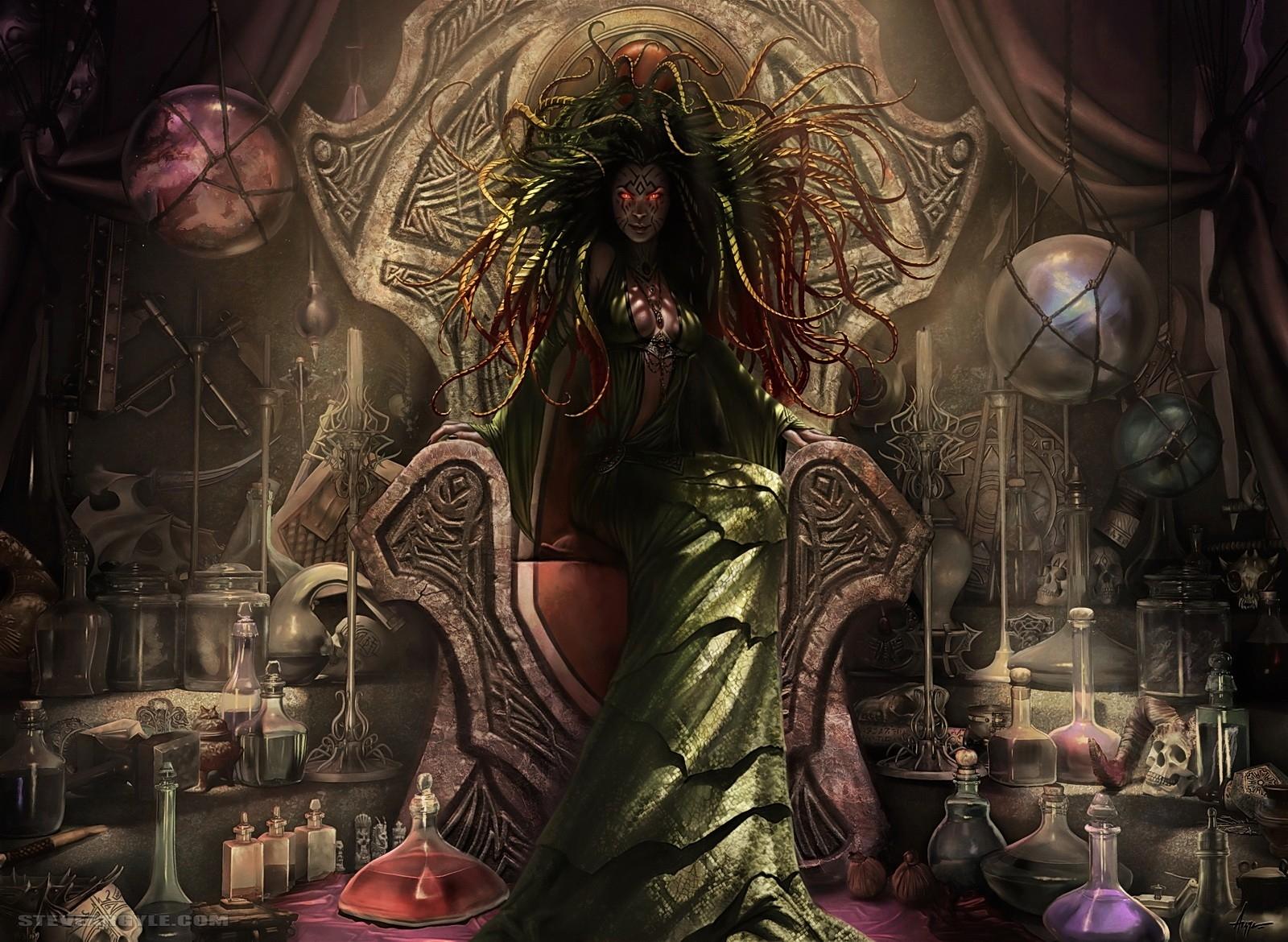 1600x1170 Download Wallpaper, Download magic the gathering fantasy art artwork steve argyle gorgon 1600x1170 wallpaper People HD Wallpaper, Hi Res People Wallpaper, High Definition Wallpaper