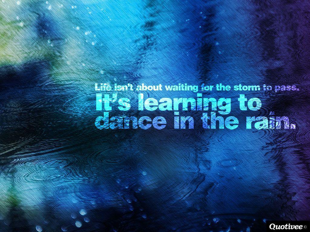1024x768 Dancing in the Rain Wallpaper