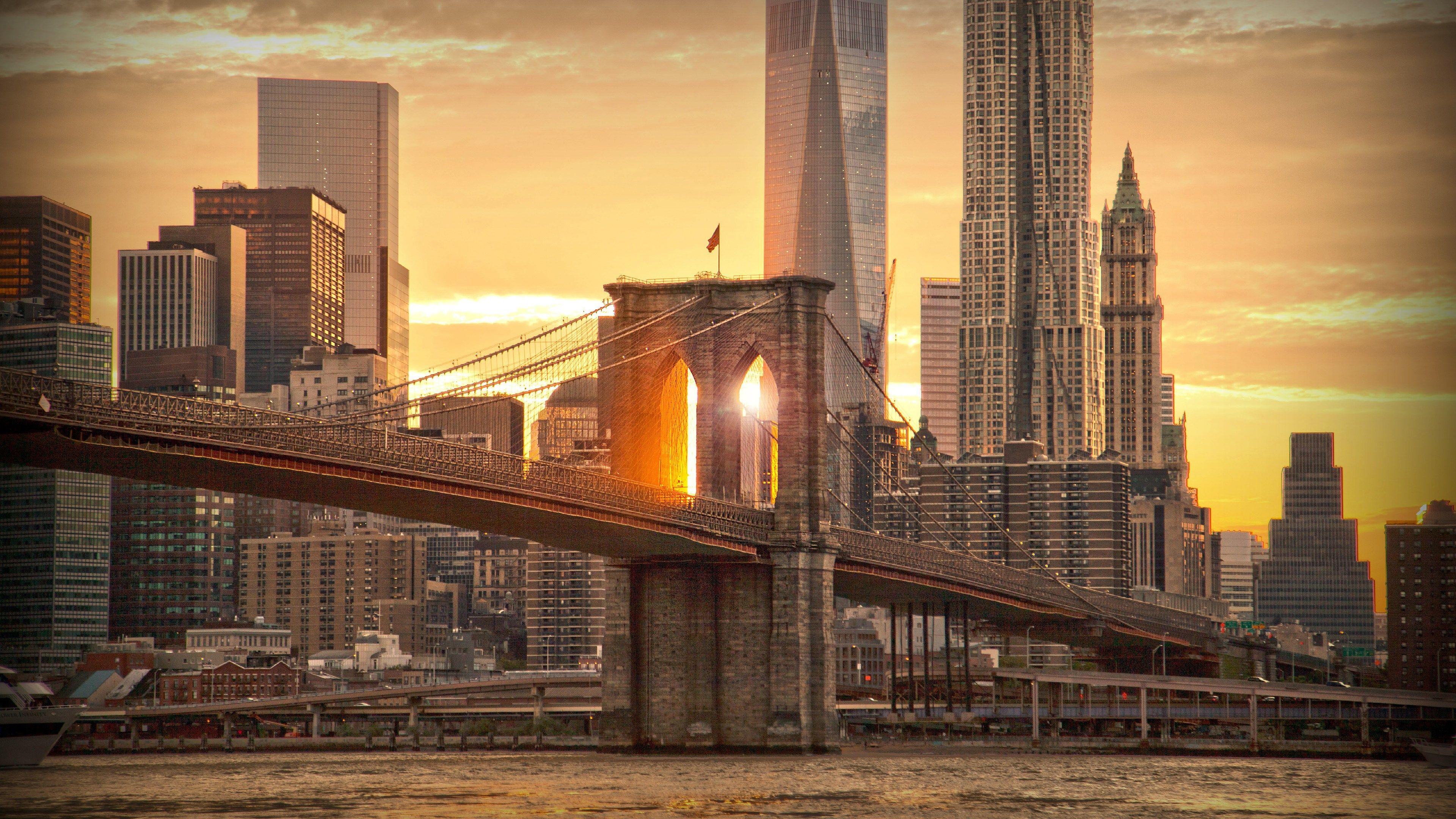 3840x2160 4k high resolution wallpaper (3840x2160). Brooklyn bridge, Suspension bridge, Brooklyn