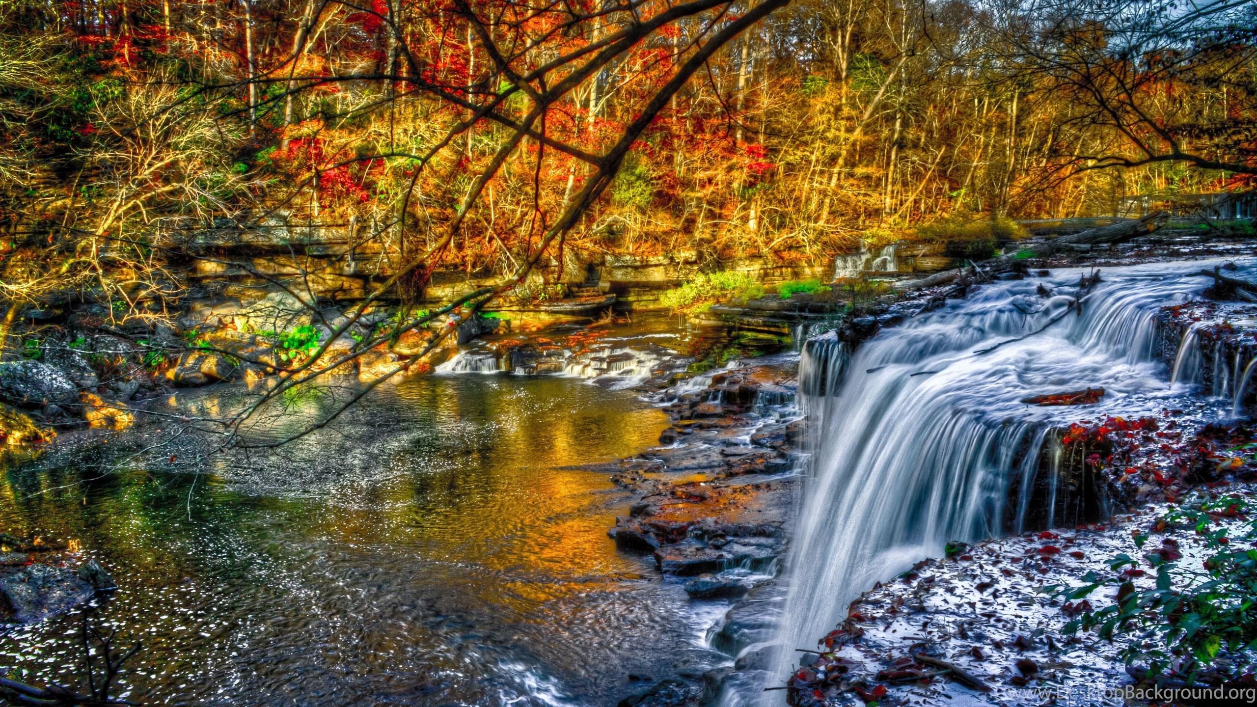 2560x1440 4K Ultra HD Waterfall Wallpaper HD, Desktop Background 3840x2160 Desktop Background