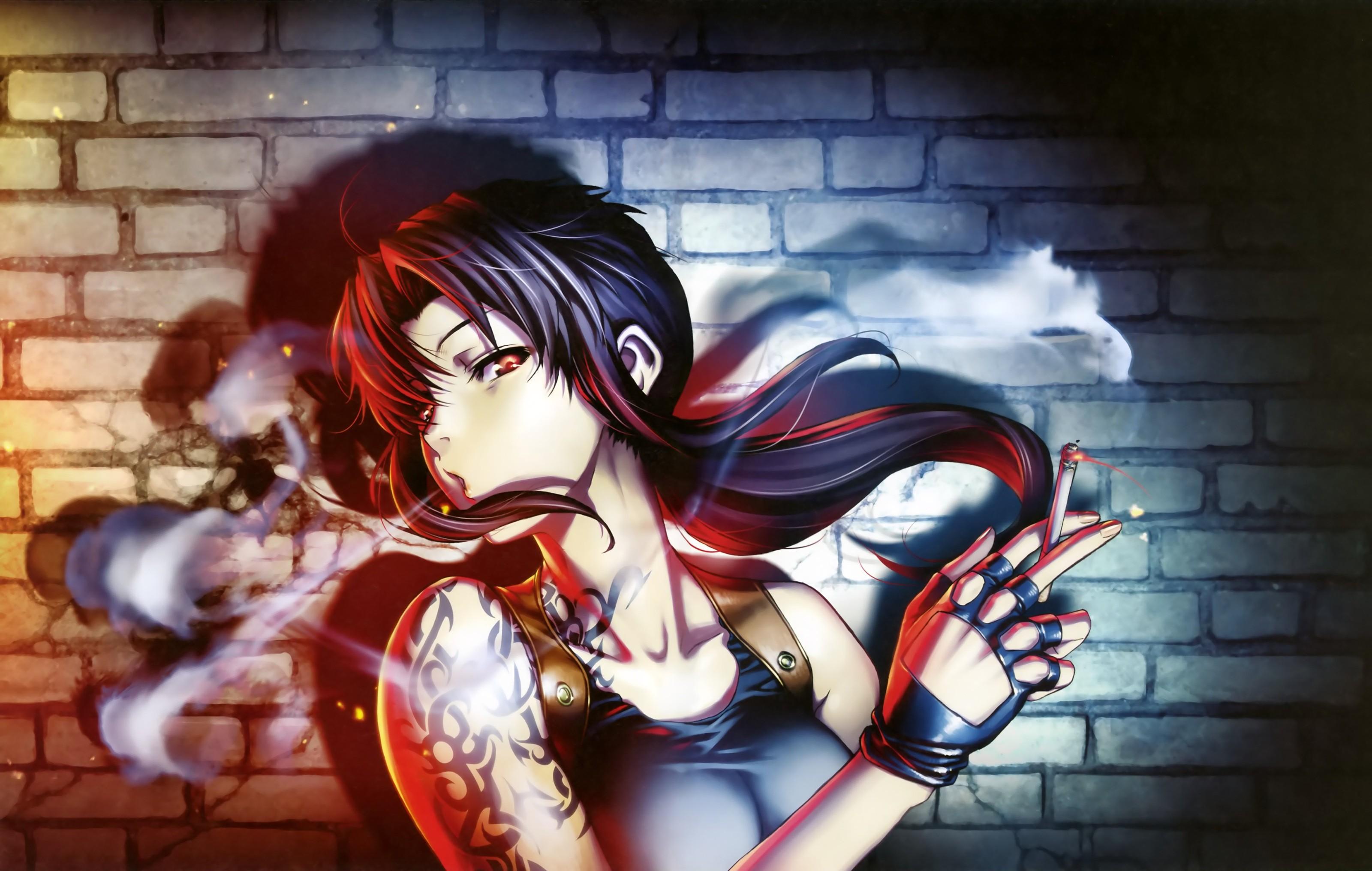 3200x2032 Black Lagoon Anime Girl Smoking 4k, HD Anime, 4k Wallpaper, Image, Background, Photo and Picture