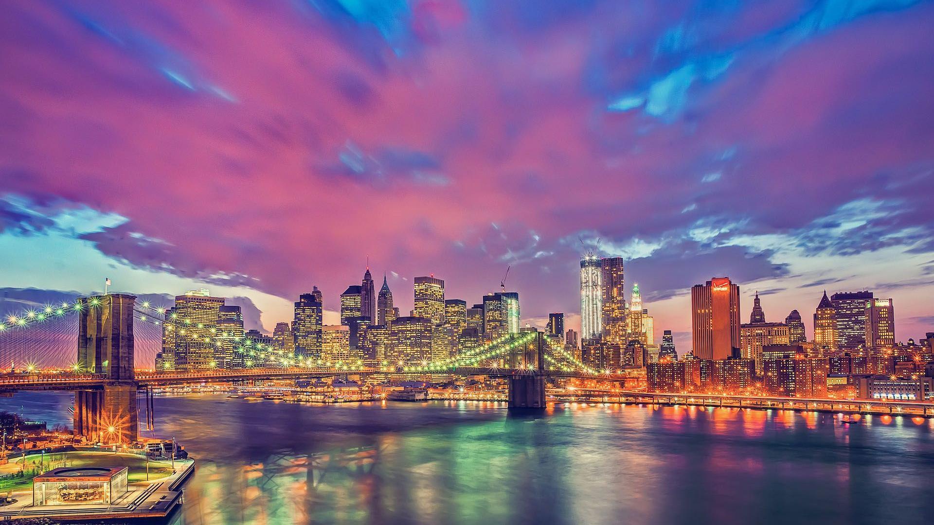 1920x1080 Bridge Brooklyn Background HD Wallpaper