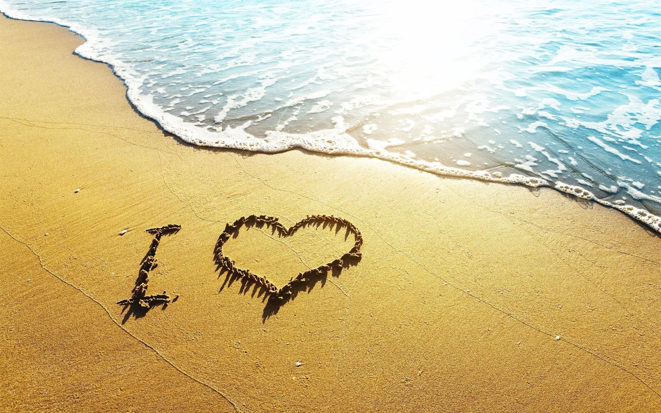 2560x1600 Heart in the Sand Wallpaper. Sand Garden Wallpaper, White Sand Beach Wallpaper and Sand Wallpaper