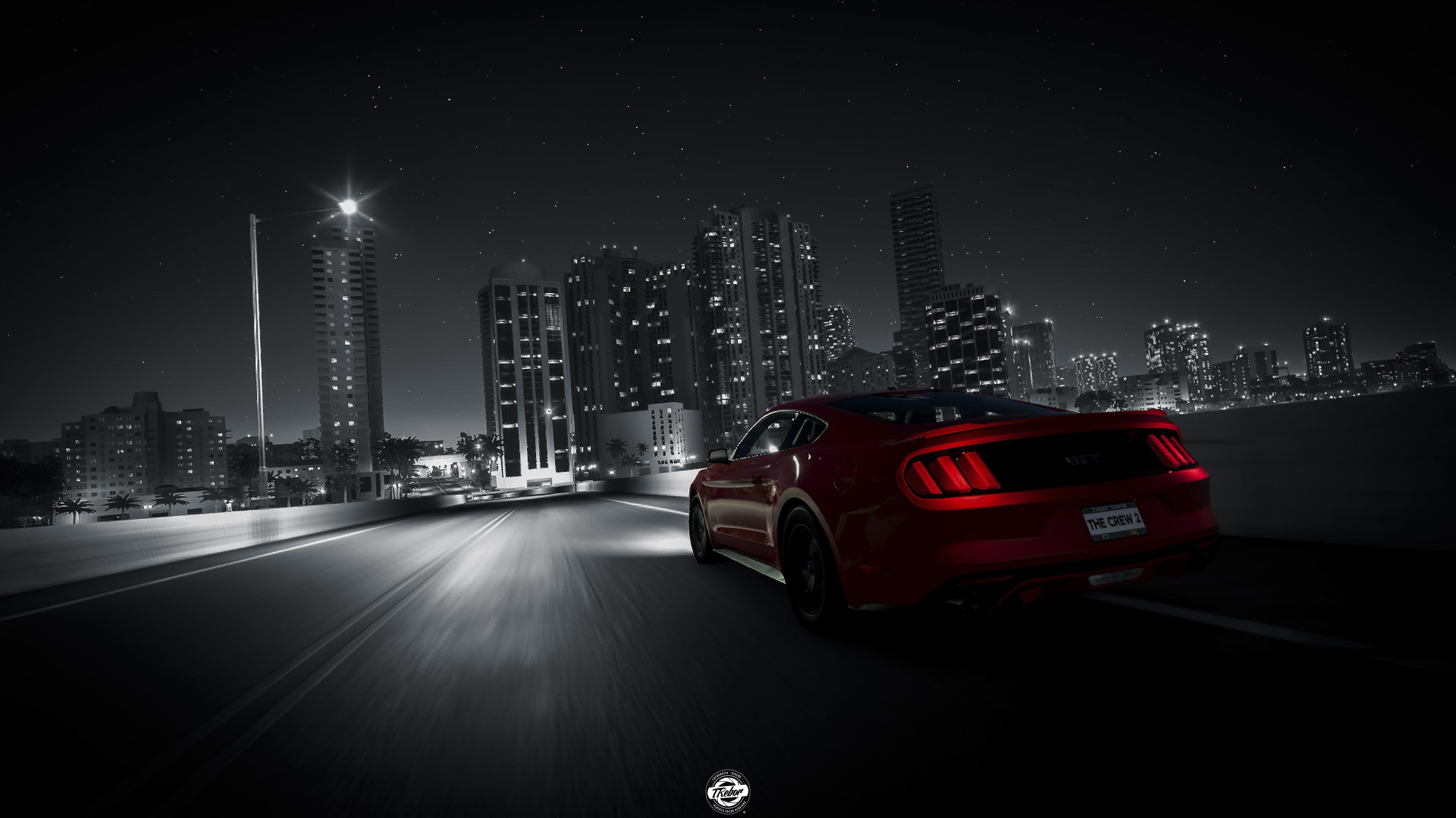 3840x2160 Wallpaper 4k The Crew 2 Ford Mustang Rear Lights 4k 4k Wallpaper, Ford Mustang Wallpaper, Games Wallpaper, Hd Wallpaper, Pc Games Wallpaper, Ps Games Wallpaper, The Crew 2 Wallpaper, The Crew Wallpaper, Xbox Games