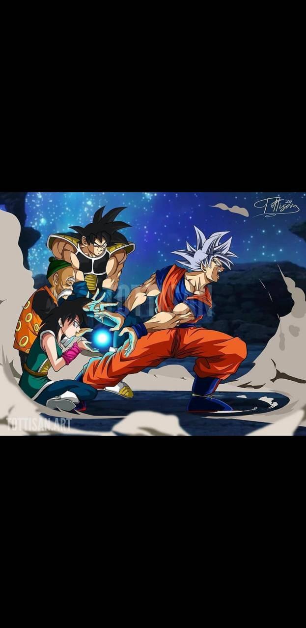 623x1280 Goku s Family wallpaper