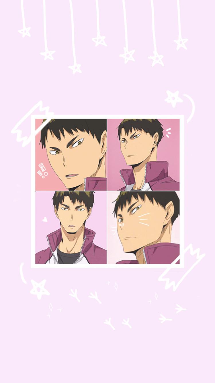 750x1334 Ushijima Wakatoshi + Mobile Wallpaper