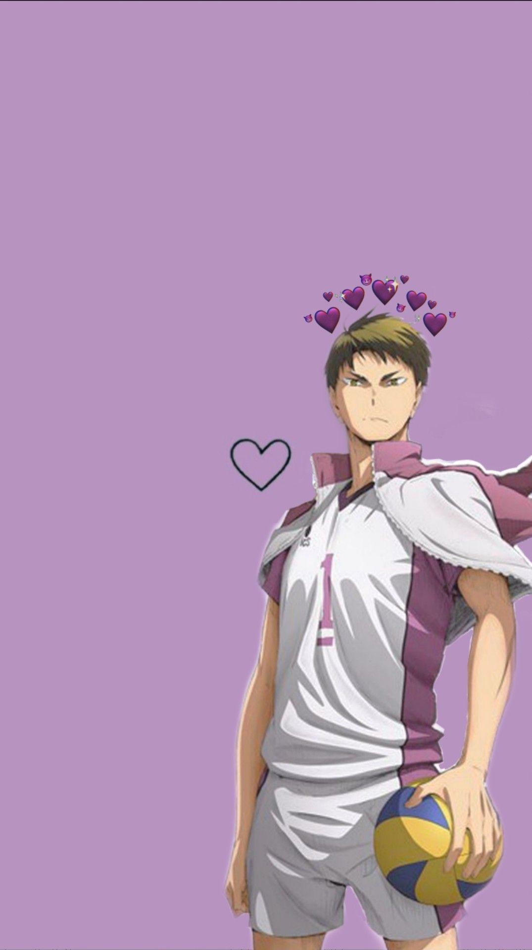 1075x1920 Ushijima loves u. Ushijima wakatoshi, Haikyuu ushijima, Anime wallpaper