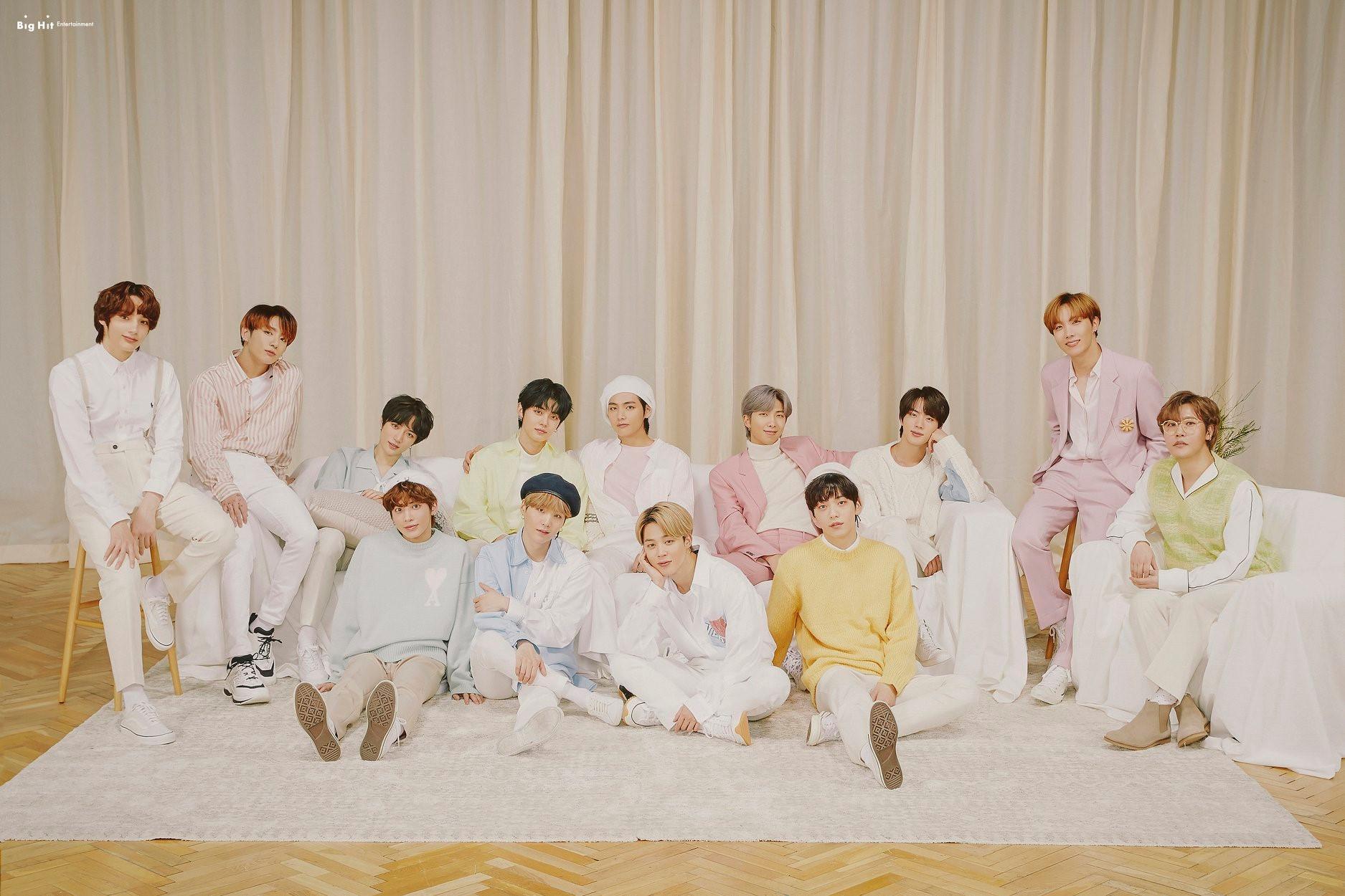 1875x1250 Bts Txt Enhypen Wallpaper Logo