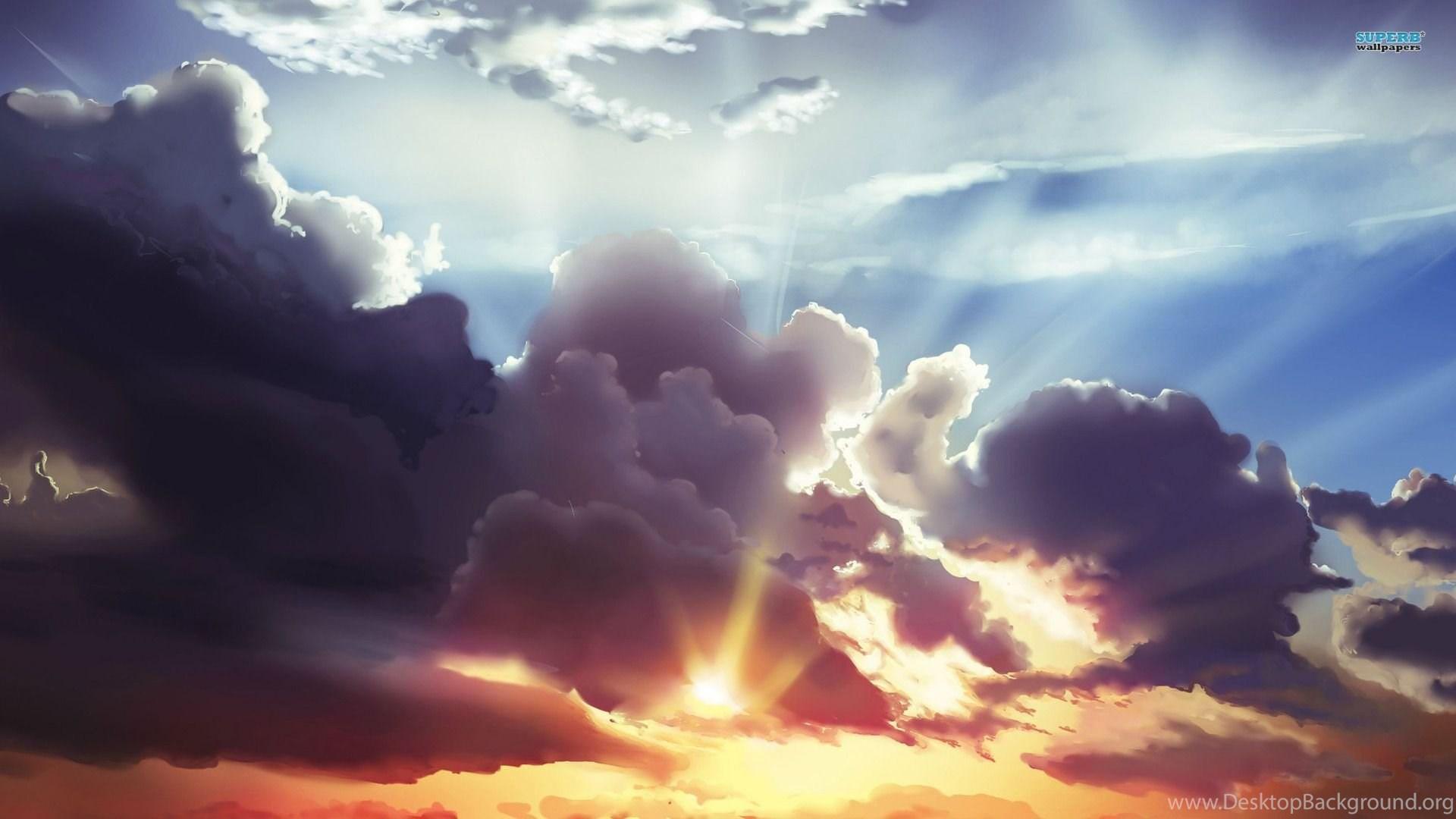 1920x1080 Cloudy Sky Wallpaper Artistic Wallpaper Desktop Background