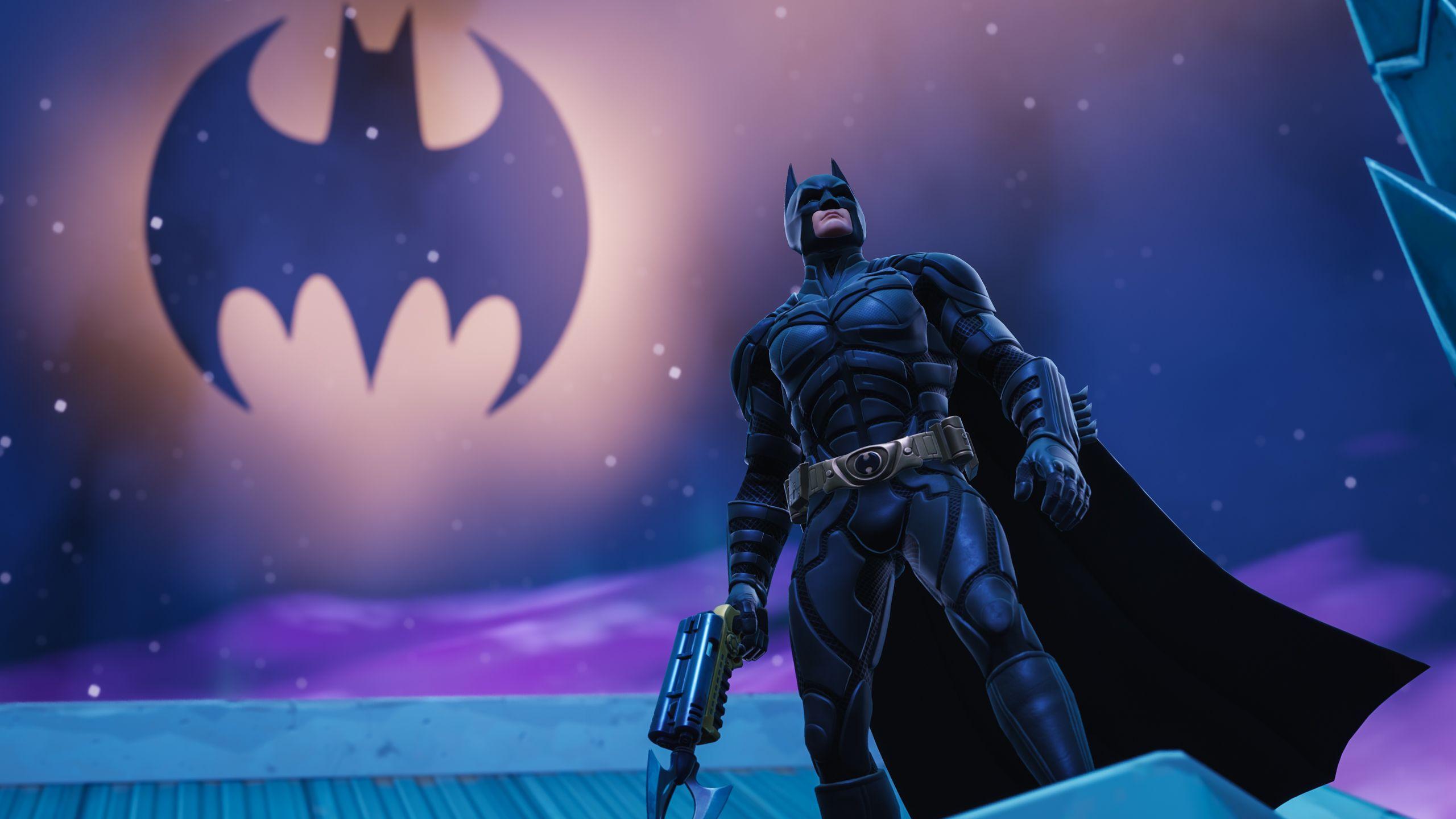 2560x1440 Batman Fortnite Wallpaper