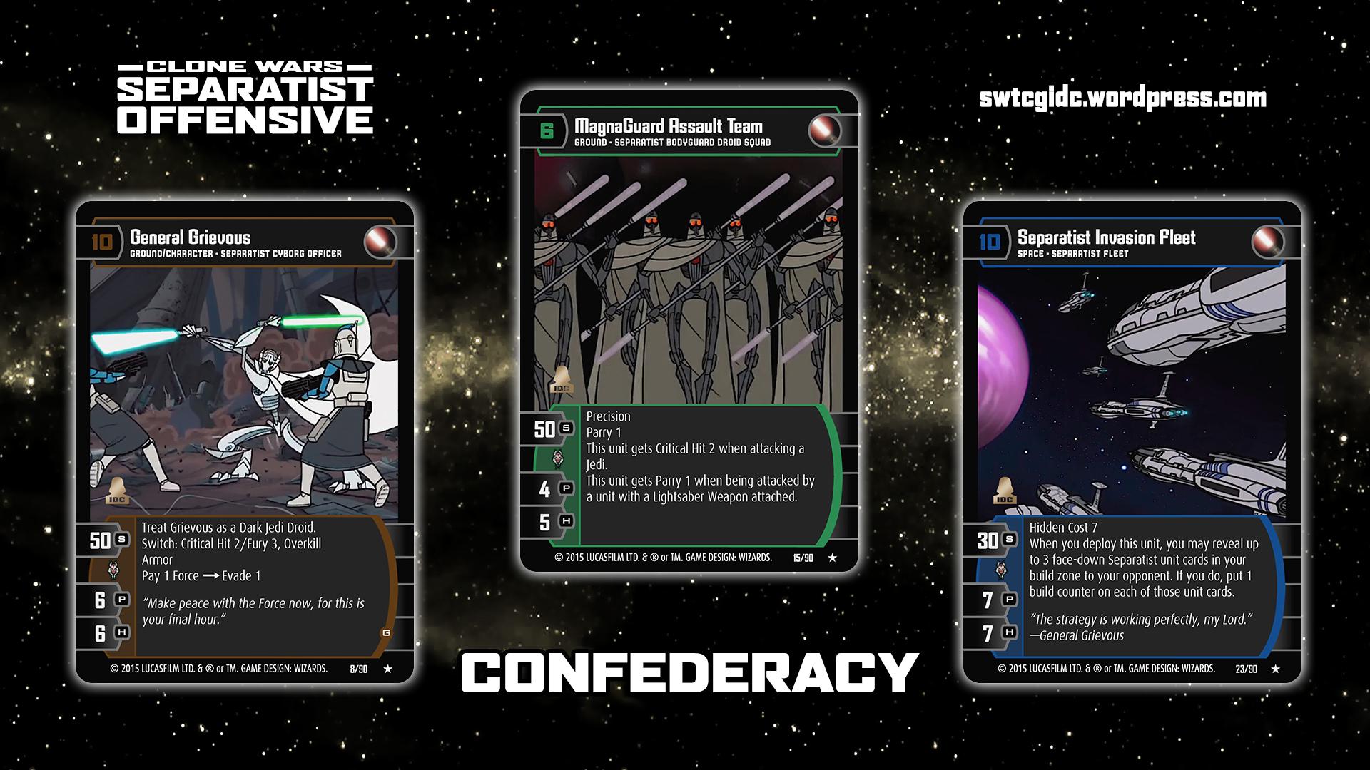 1920x1080 Separatist Offensive. Star Wars Trading Card Game: Independent Development Committee