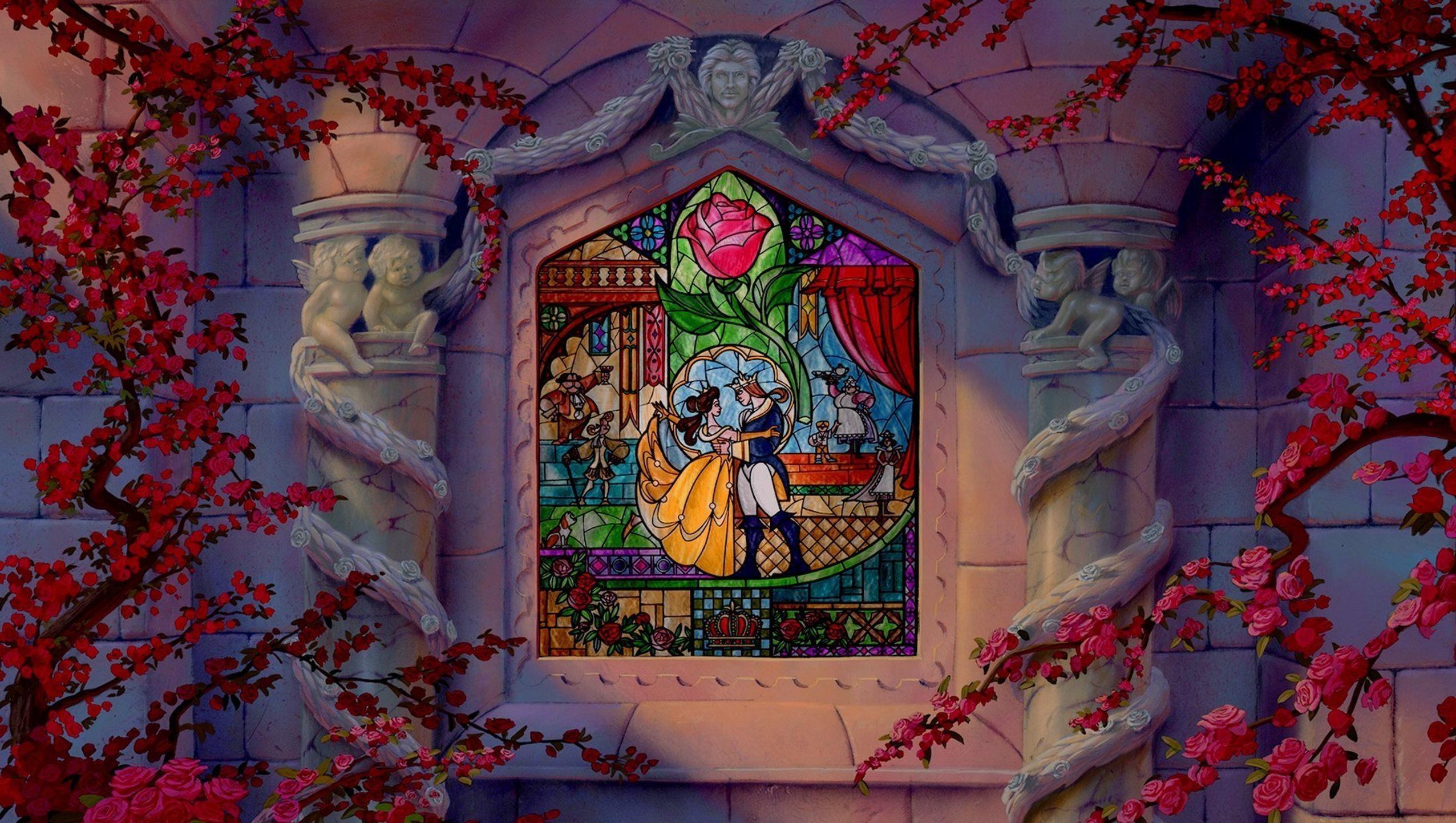 2552x1442 Beauty and the Beast (1991) Desktop Wallpaper