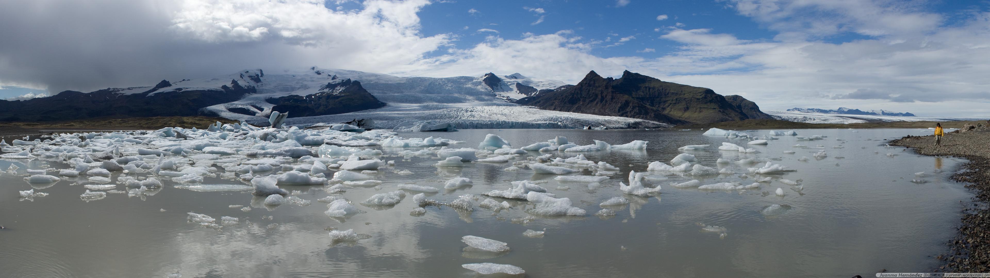 3840x1080 Fjallsárlón