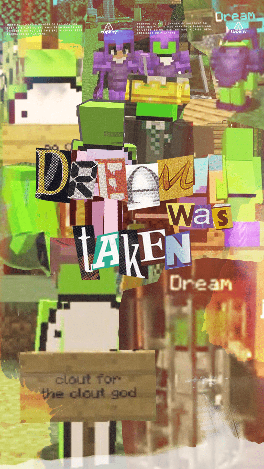 1080x1920 Dreamwastaken Wallpaper. Dream background, Minecraft wallpaper, Mc wallpaper