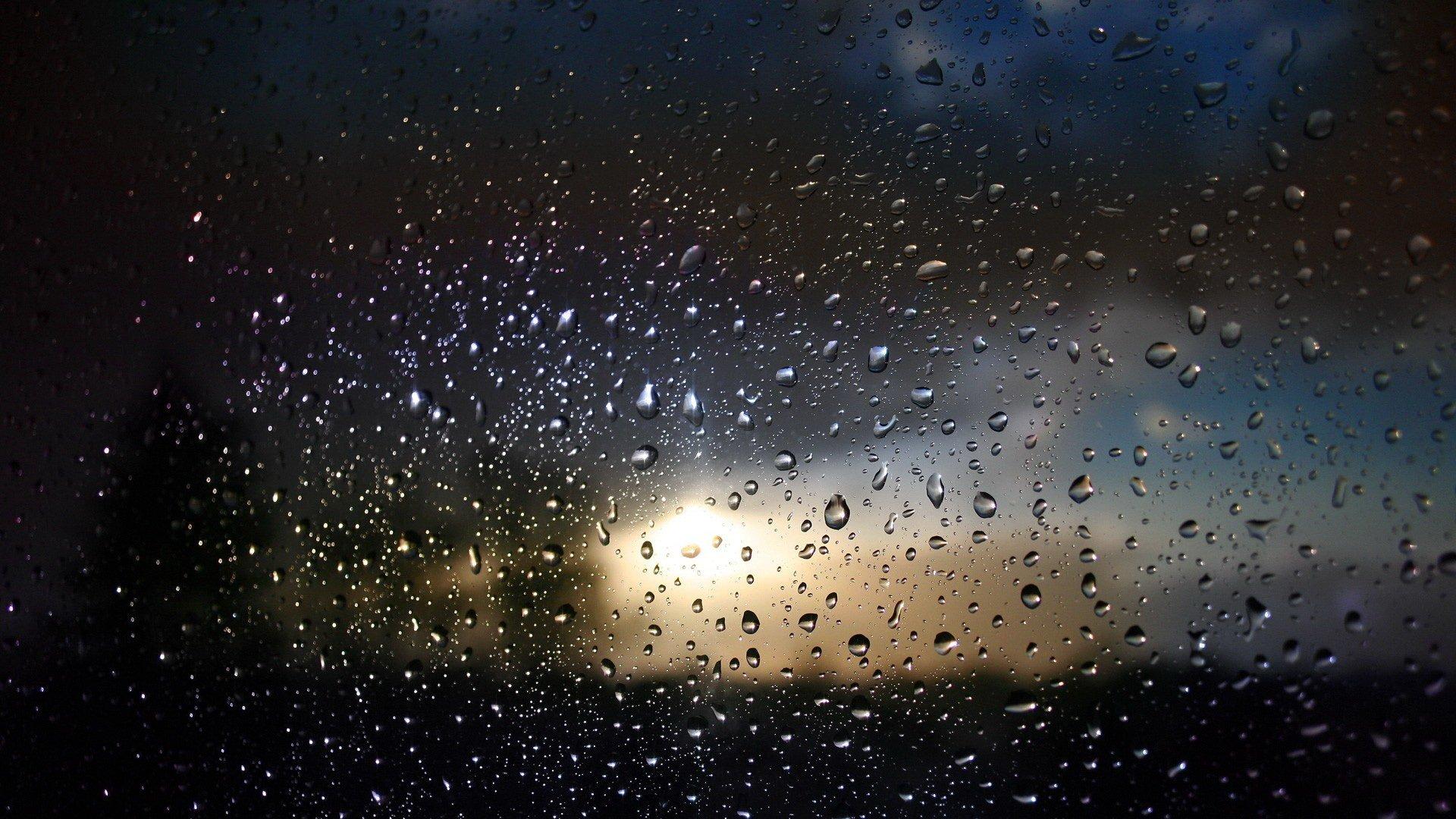 1920x1080 drops, Rain, Window, Glass, Bokeh Wallpaper HD / Desktop and Mobile Background