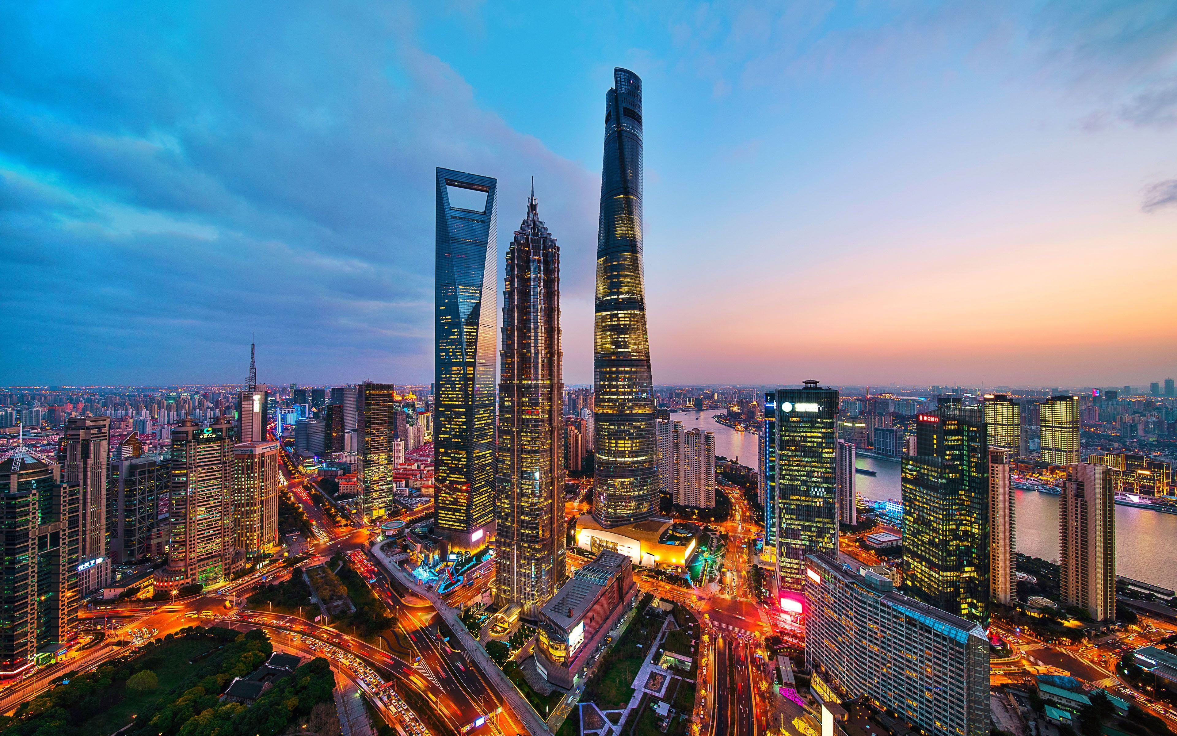 3840x2400 Shanghai Tower Wallpaper