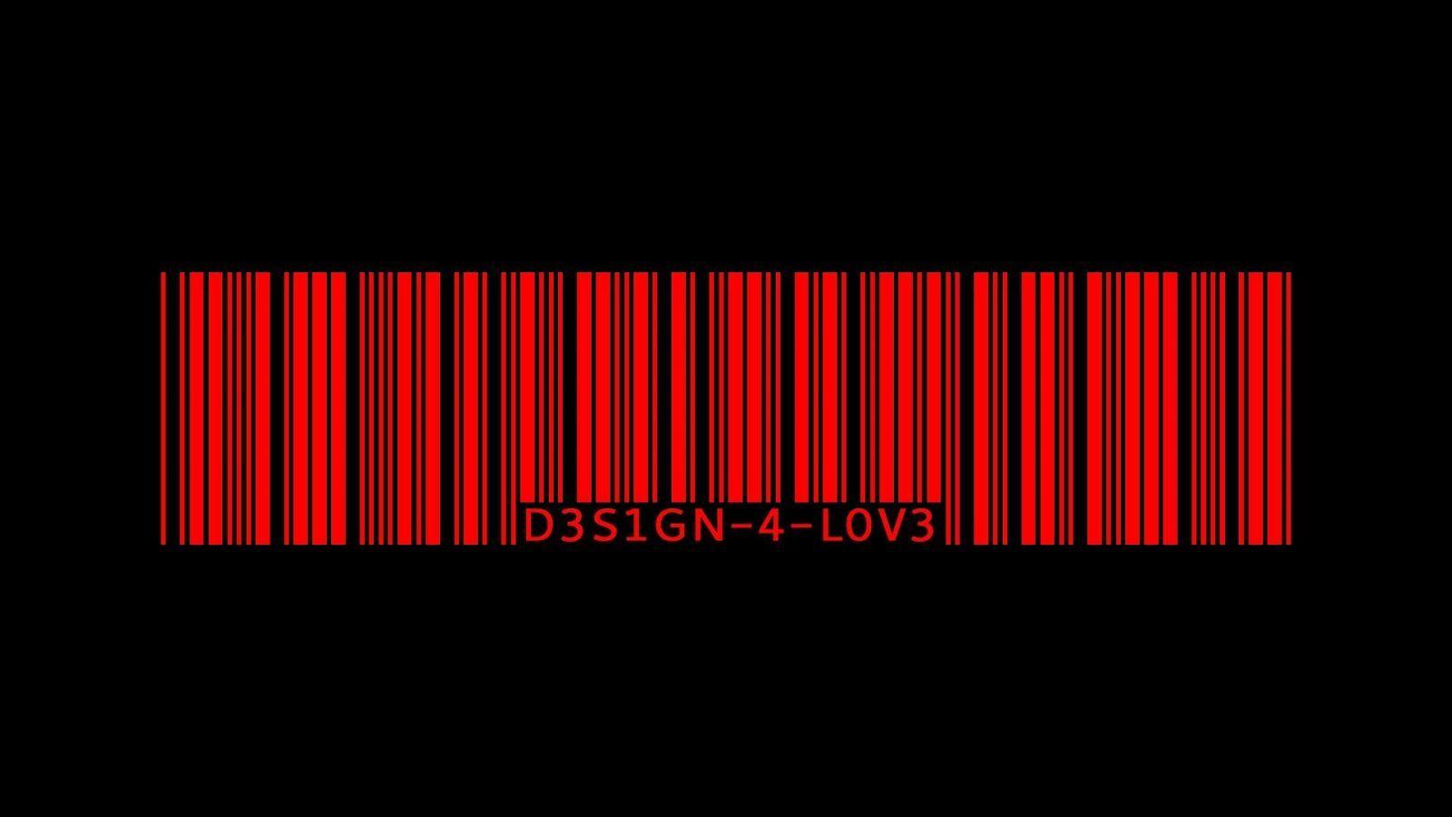 1600x900 Barcode Aesthetic Desktop Wallpaper
