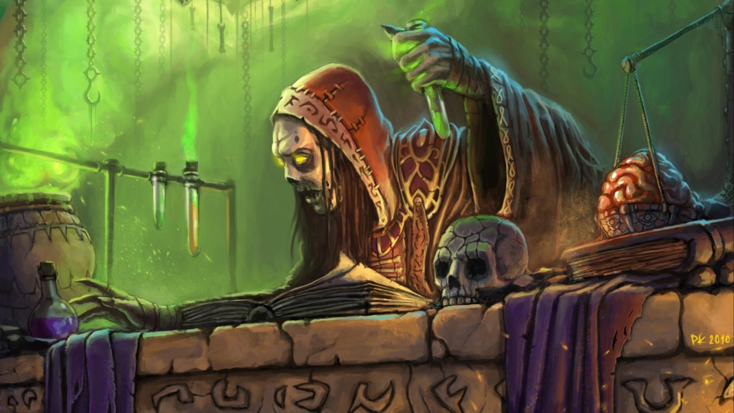 2560x1440 World of Warcraft Undead Wallpaper