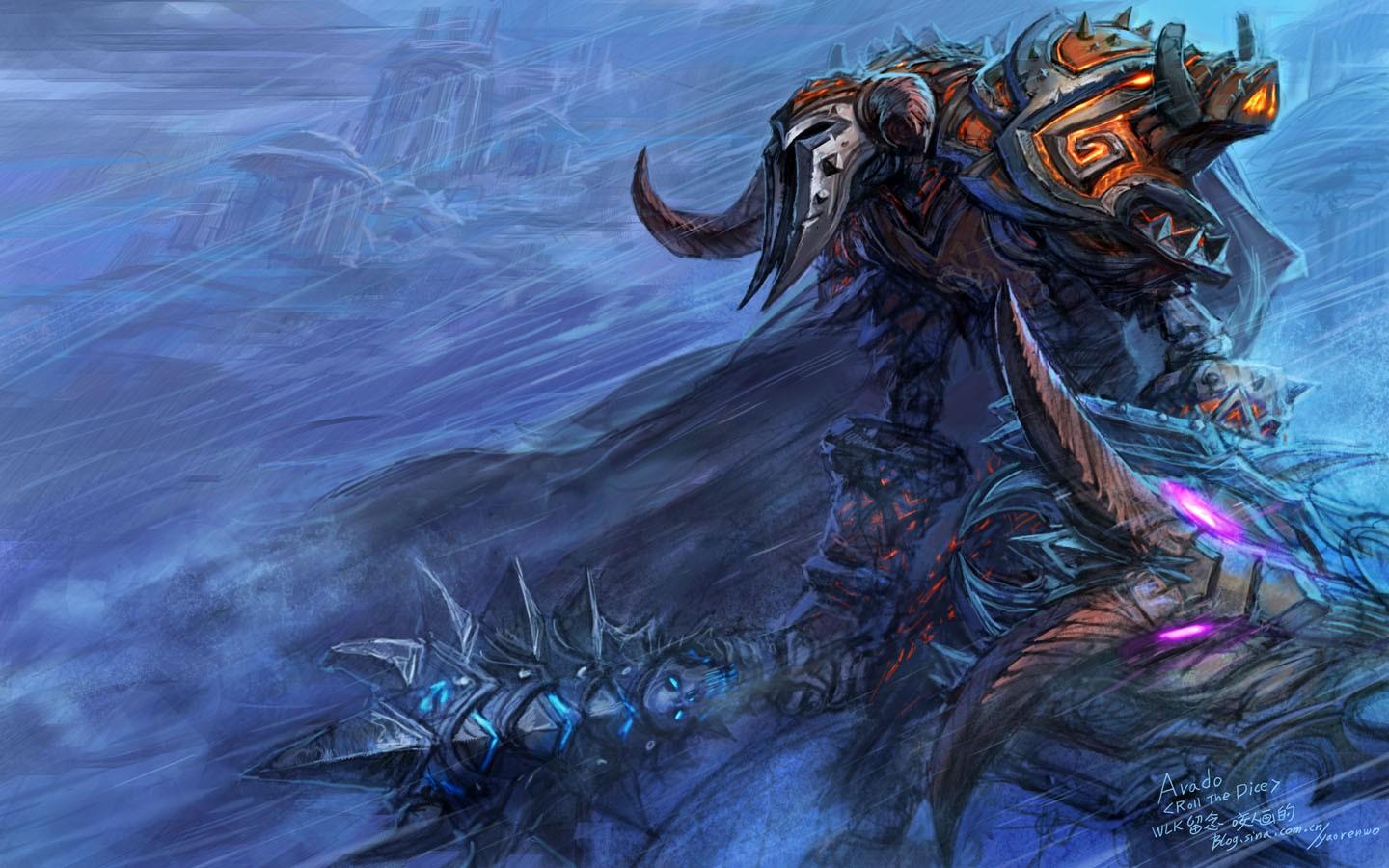 1440x900 video games, World of Warcraft, undead, fantasy art, armor, artwork, Yaorenwo wallpaper