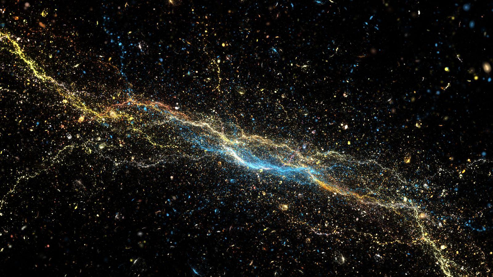 1600x900 Download wallpaper 1600x900 fractal, lightning, sparks, glare, energy widescreen 16:9 HD background