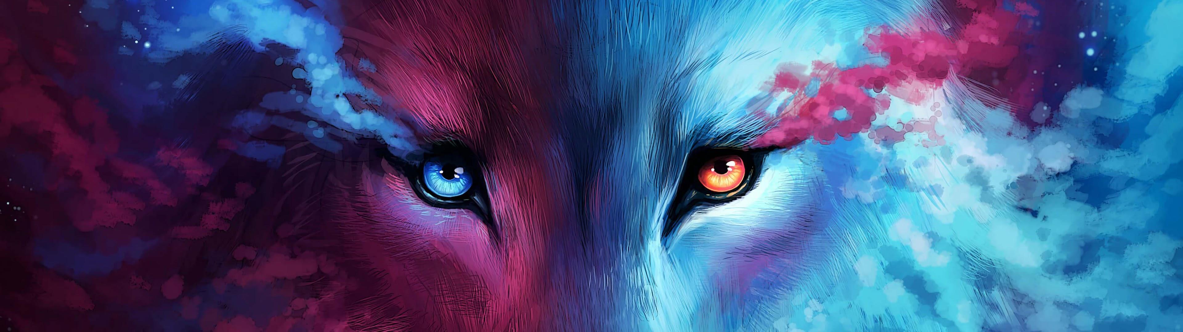 Dual Monitor Wolf Wallpapers - Top Free Dual Monitor Wolf Backgrounds