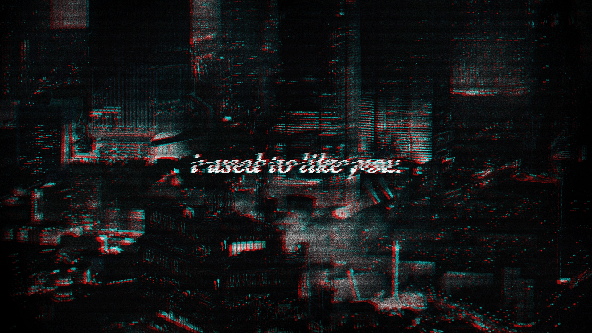 1920x1080 Glitch Computer Wallpaper